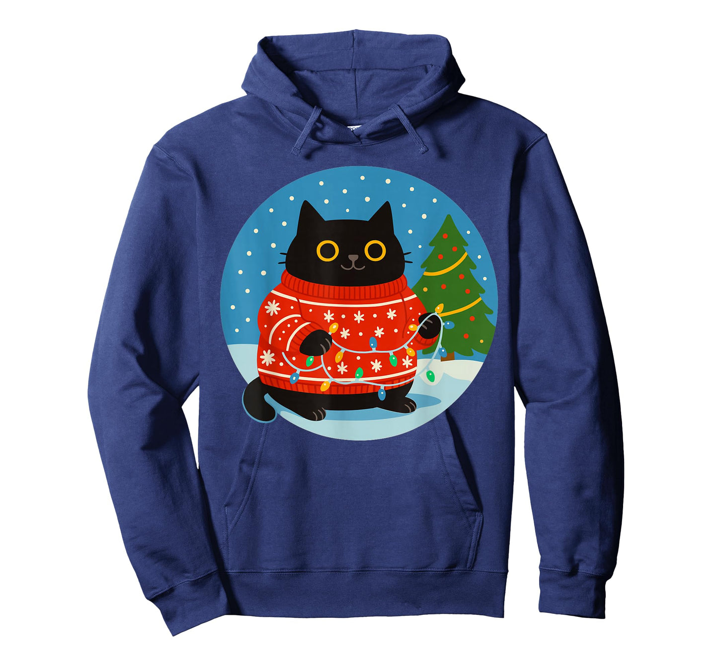 Meow Christmas Men Women Kids Cat Christmas T-Shirt