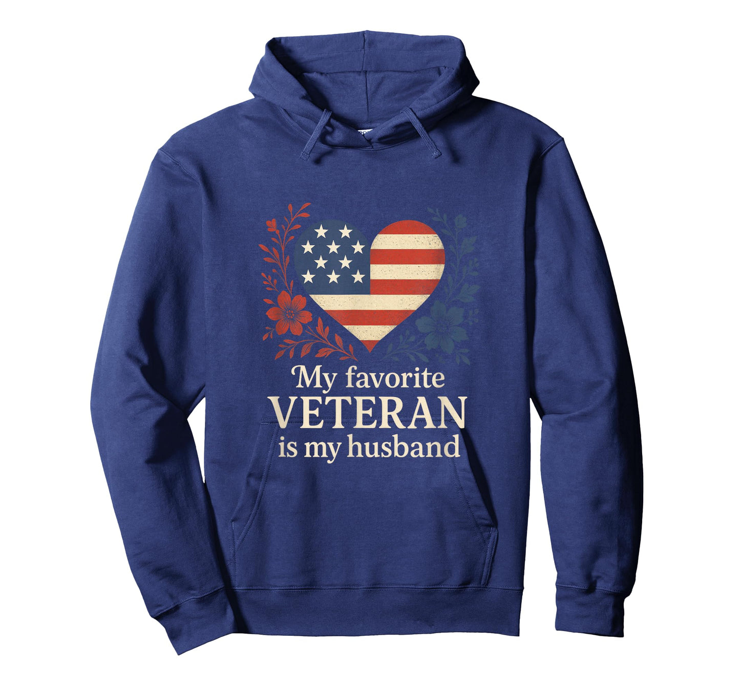 My Favorite Veteran is My Husband - Flag Love T-Shirt