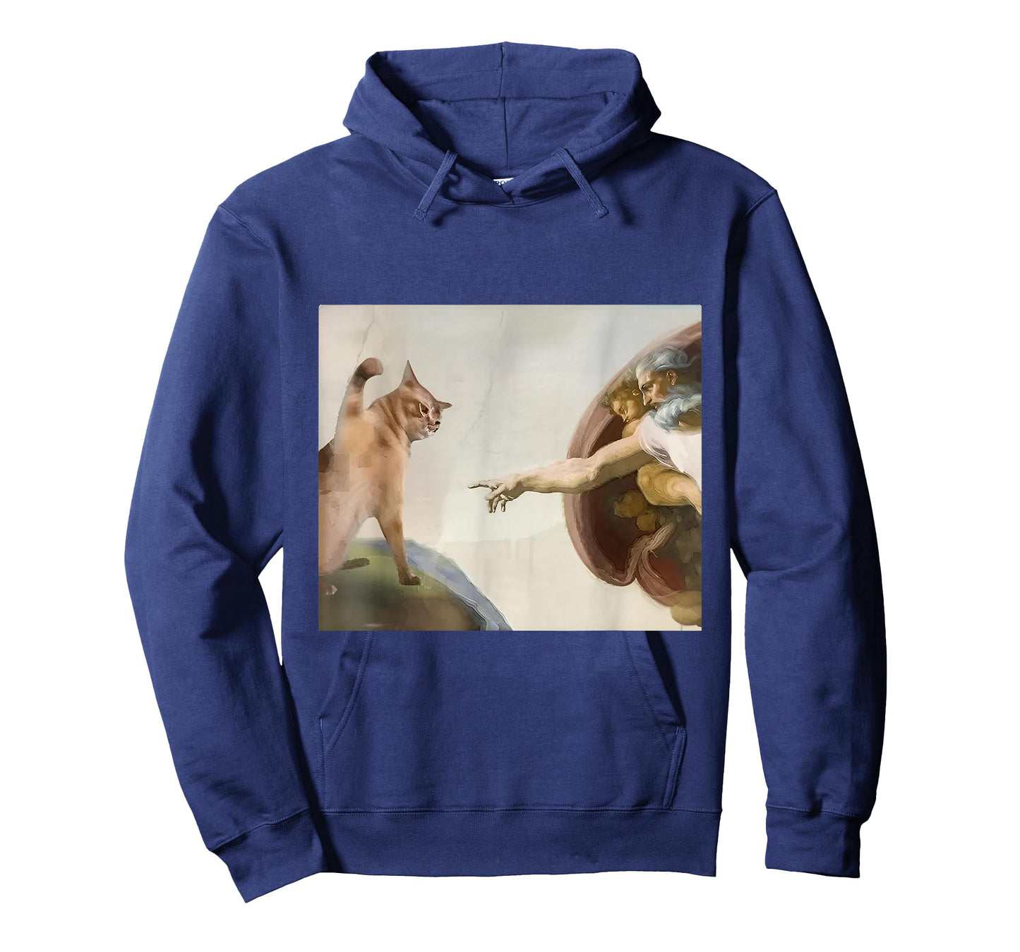 Almighty Slap Funny Cat God Creation Of Adam Meme Cat Lovers T-Shirt