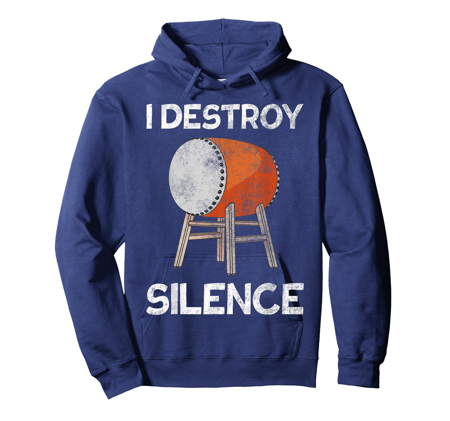 I Destroy Silence Taiko Mitsudomoe Retro Drummer T-Shirt