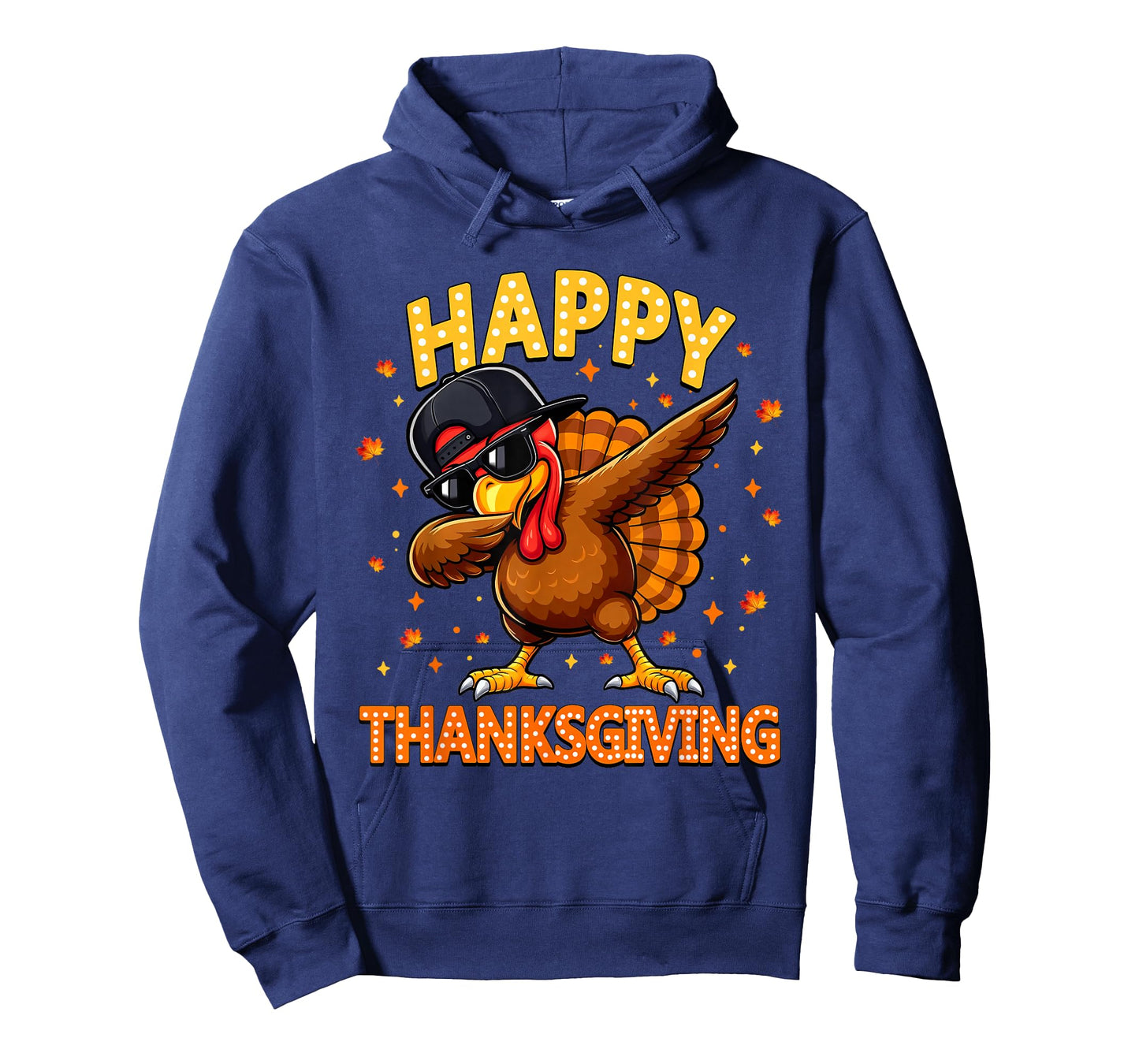 Happy Thanksgiving Funny Dabbing Turkey Thankful Fall Autumn T-Shirt