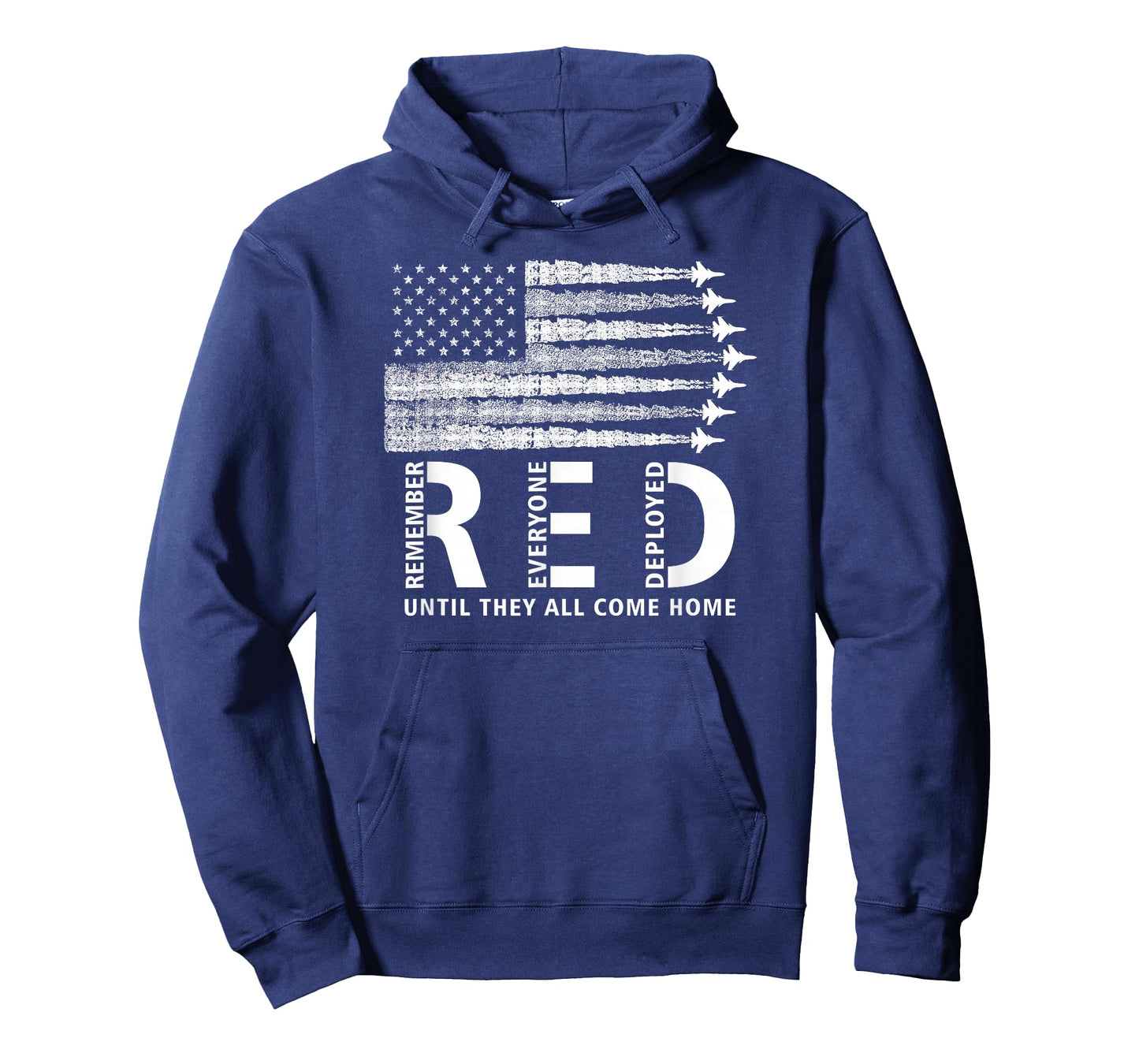 American Flag RED Friday Remember Everyone Deployed Military T-Shirt