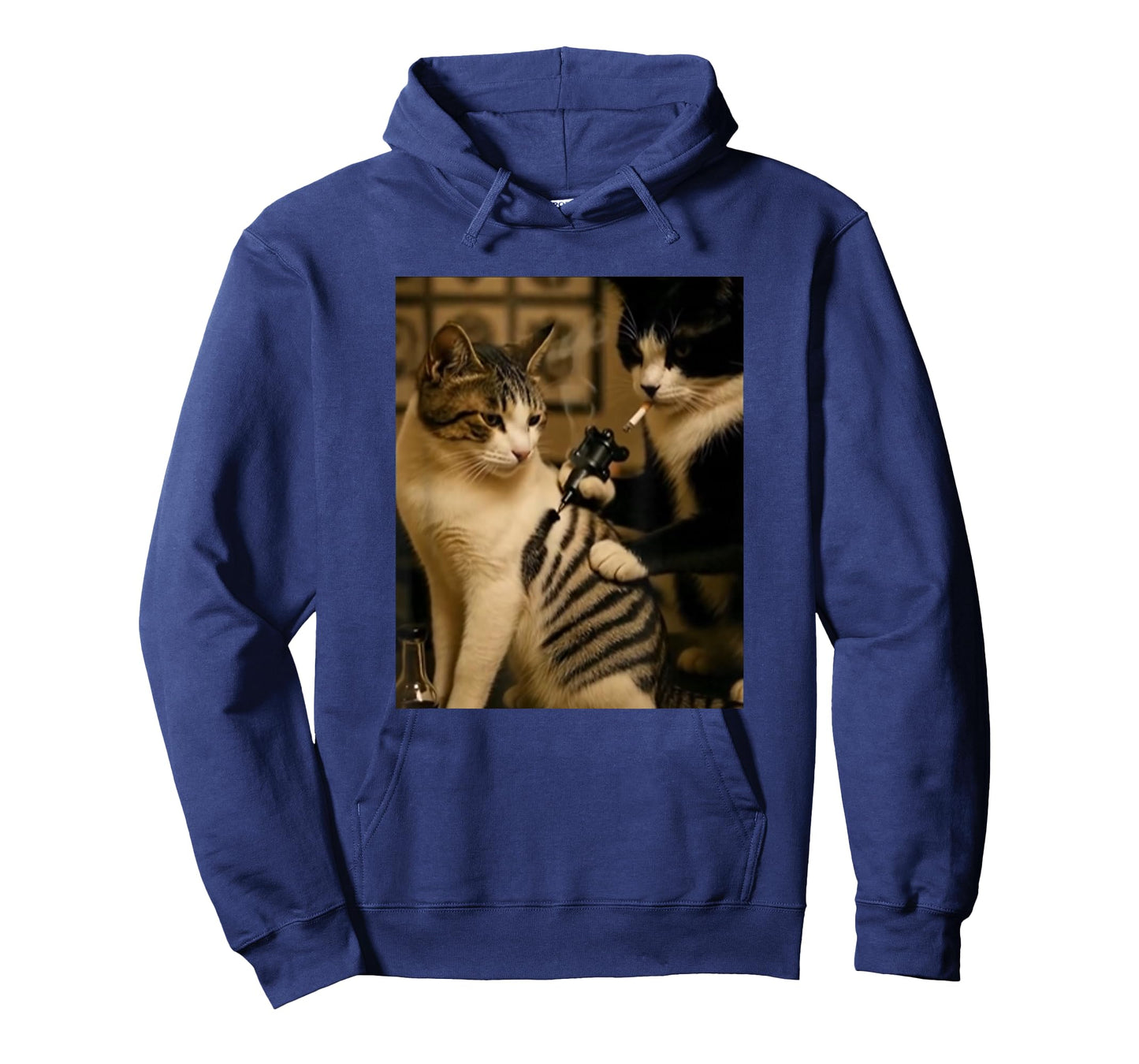 Smoking Cat Tattoo Art for Cat Lovers T-Shirt