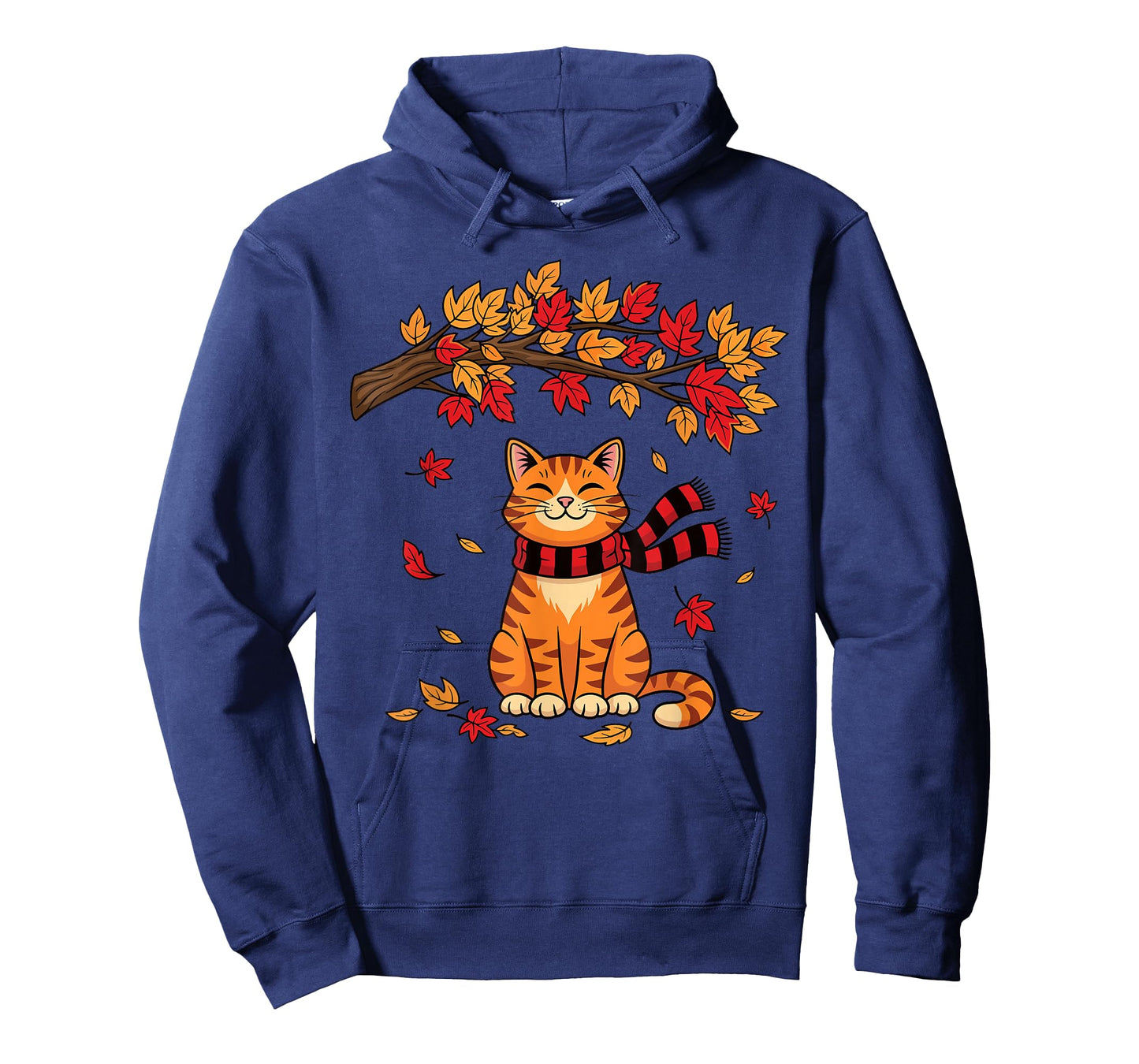 Cute Cat Leaf Fall Autumn Cat Thanksgiving It’s Fall Y’All T-Shirt