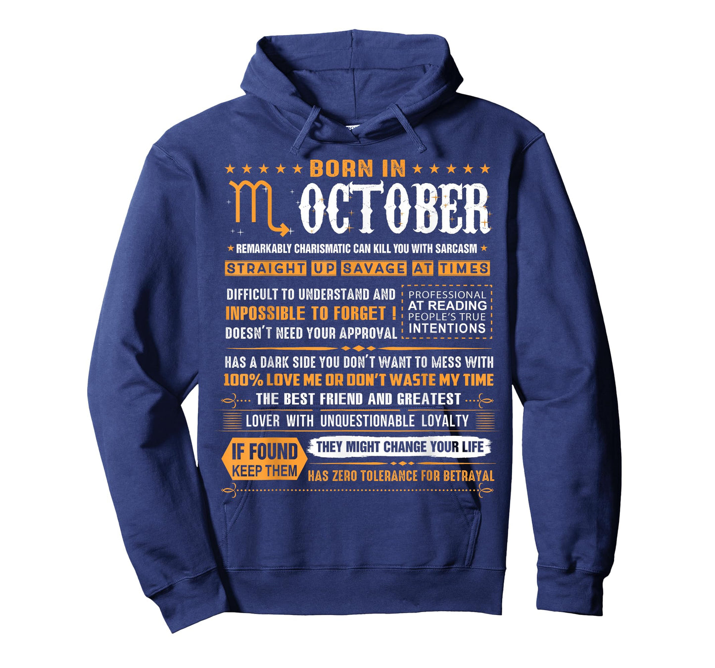 October Birthday Gifts - Born in October Scorpio T-Shirt T-Shirt
