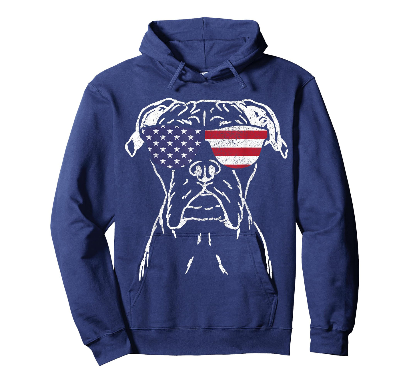 Boxer Dog Patriotic 4th of July American Flag Pride T-Shirt