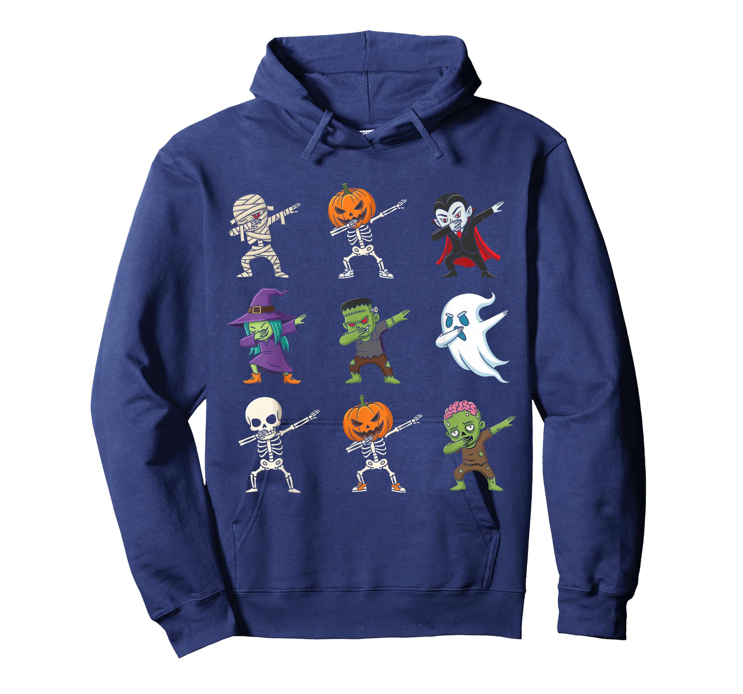 Dabbing Halloween Costumes Skeleton Zombie Pumpkin Mummy T-Shirt