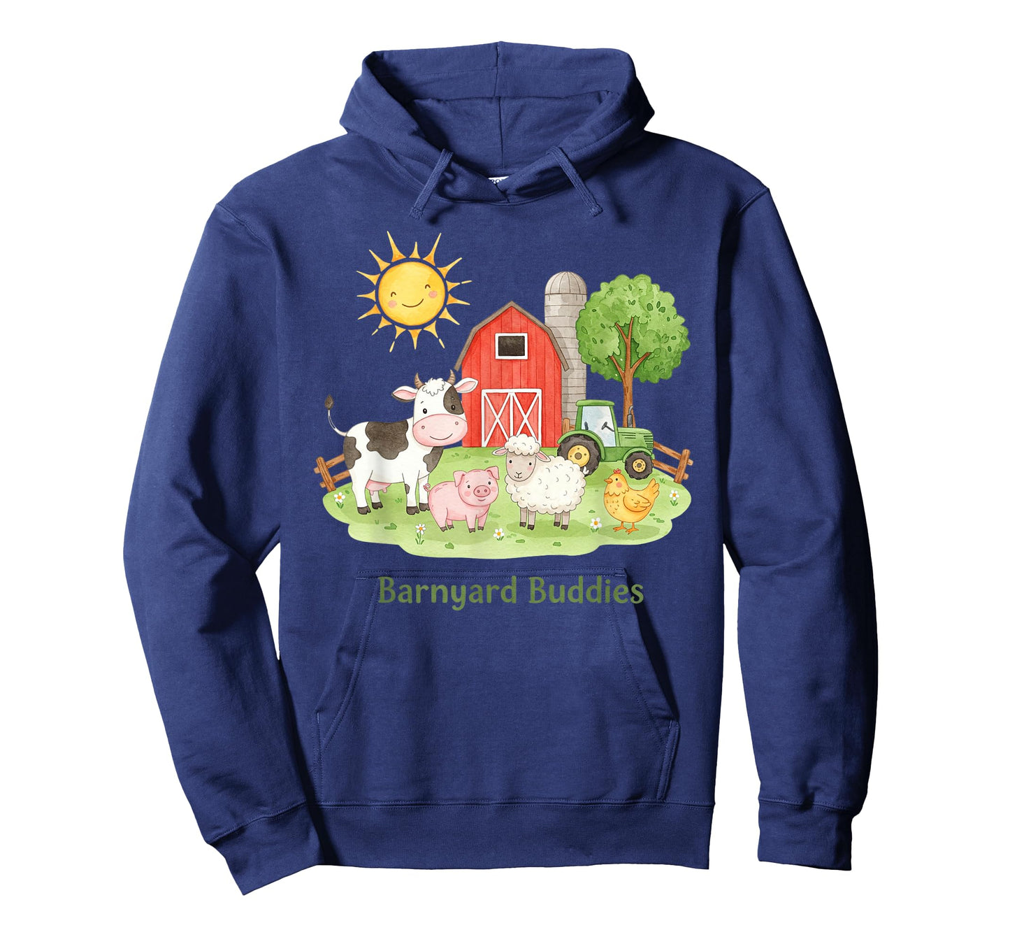 Barnyard Buddies Cute Cow Sheep Pig Hen On The Farm Barnyard T-Shirt