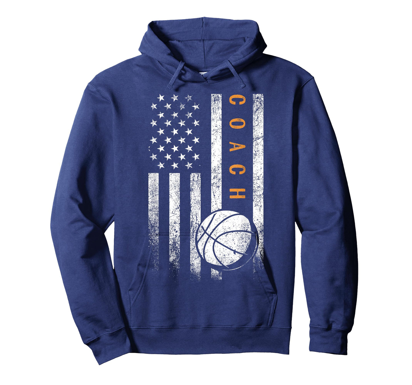 Basketball Coach American Flag Basketball Trainer Coaching T-Shirt
