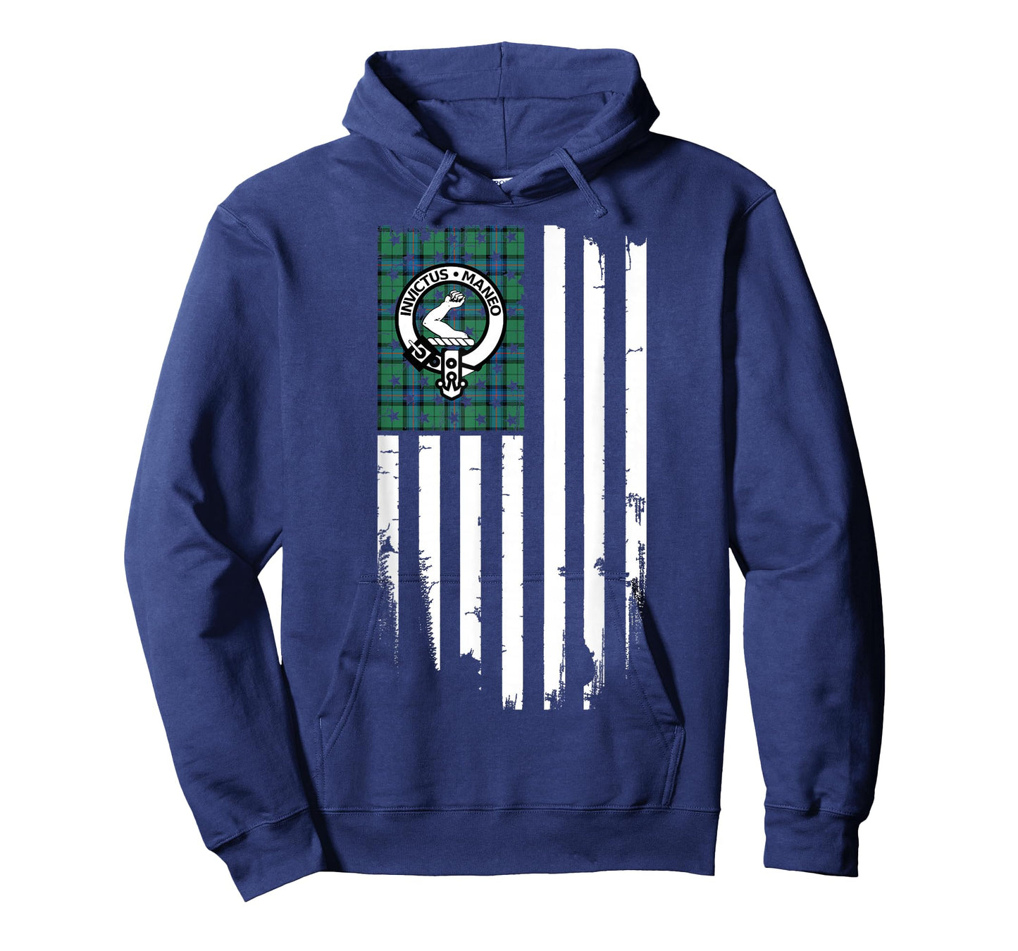 Scottish American Armstrong Clan & Stripes Flag T-Shirt