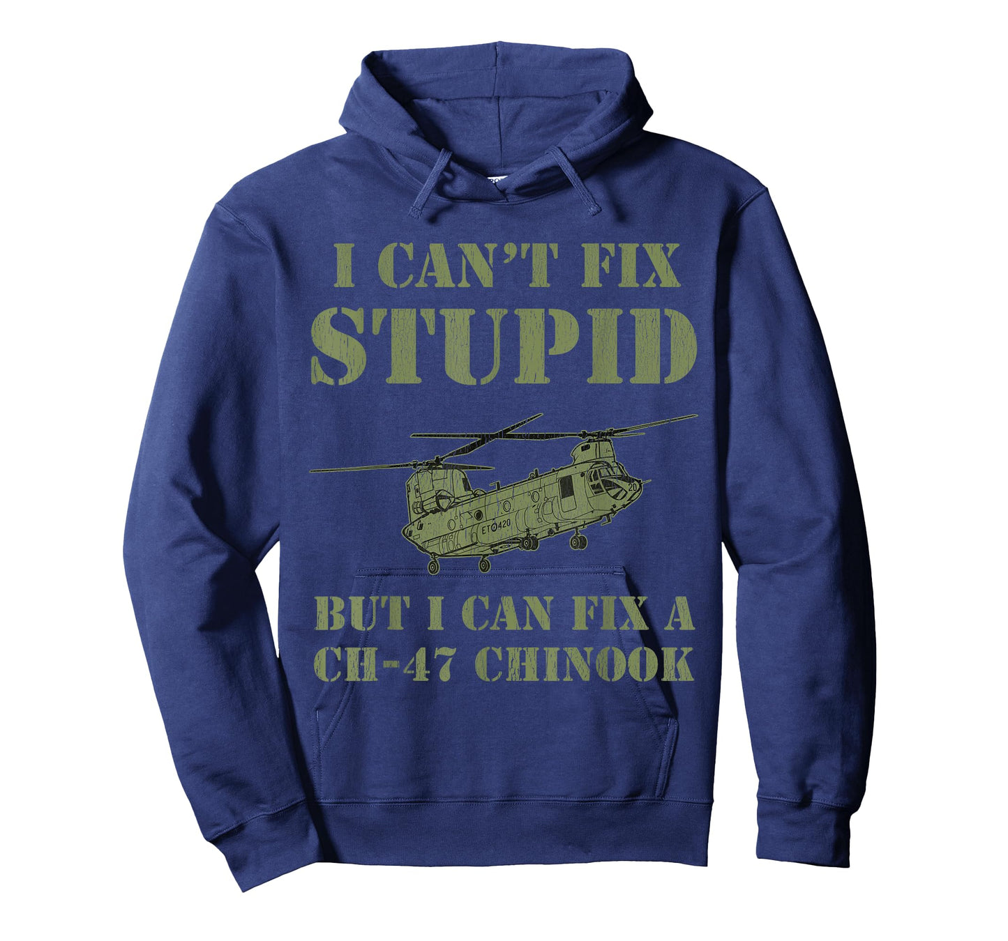 Chinook Helicopter Mechanic Funny Retired Veteran T-Shirt