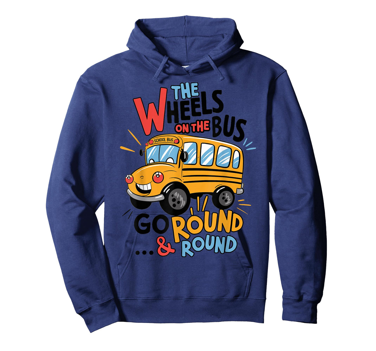 Funny The Wheels On The Bus Toddler Kids Back to School T-Shirt