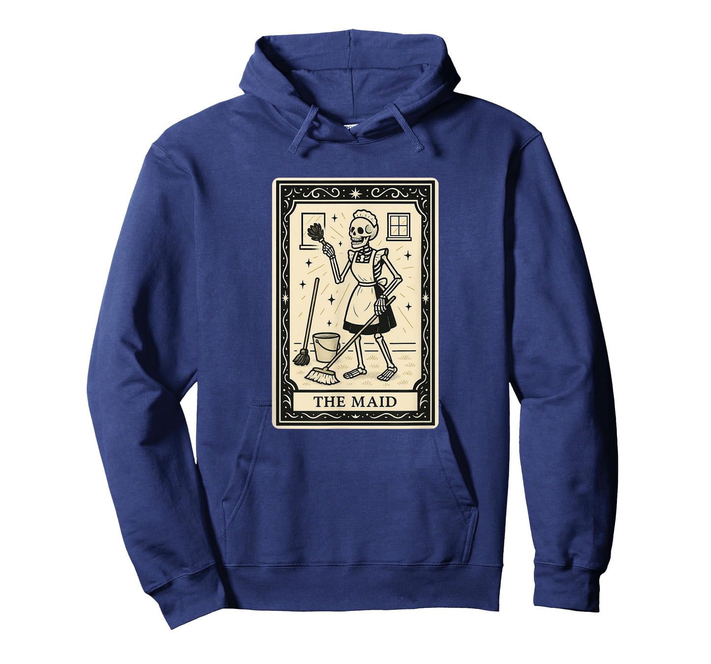 Maid Tarot Card - Halloween Spooky Gothic Cleaning Lady T-Shirt