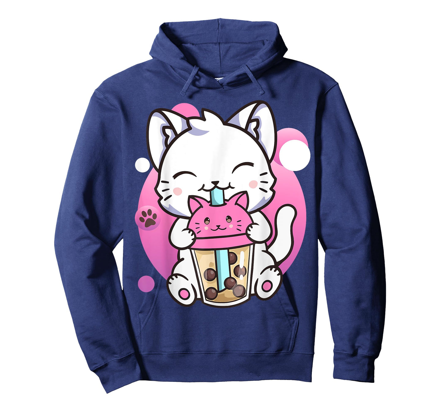 Cat Boba Tea Kawaii Anime Kitten Gifts For Men Women Teens T-Shirt