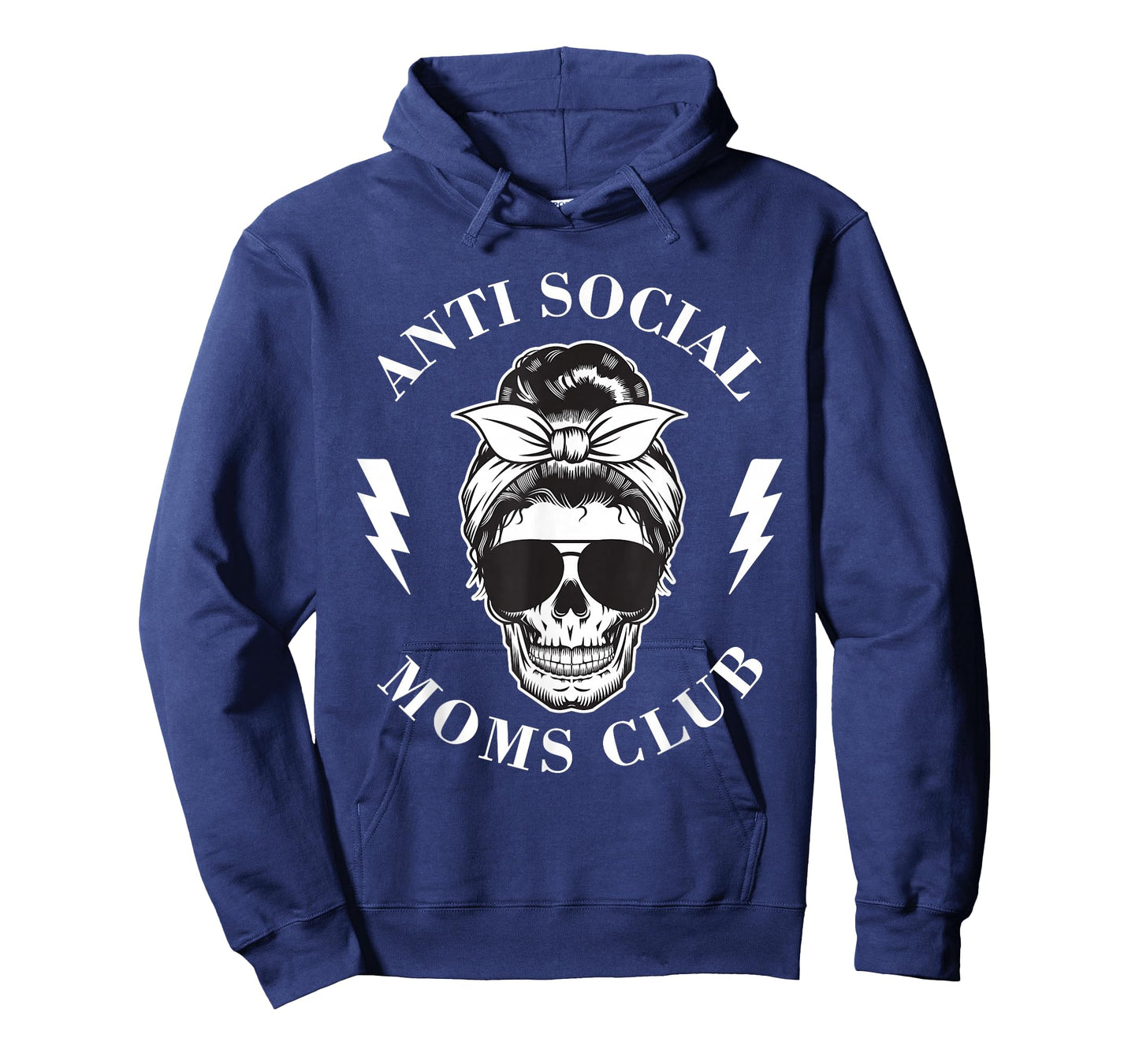 Antisocial Moms Club Funny Pun Mama Adult Humor Sayings Life T-Shirt
