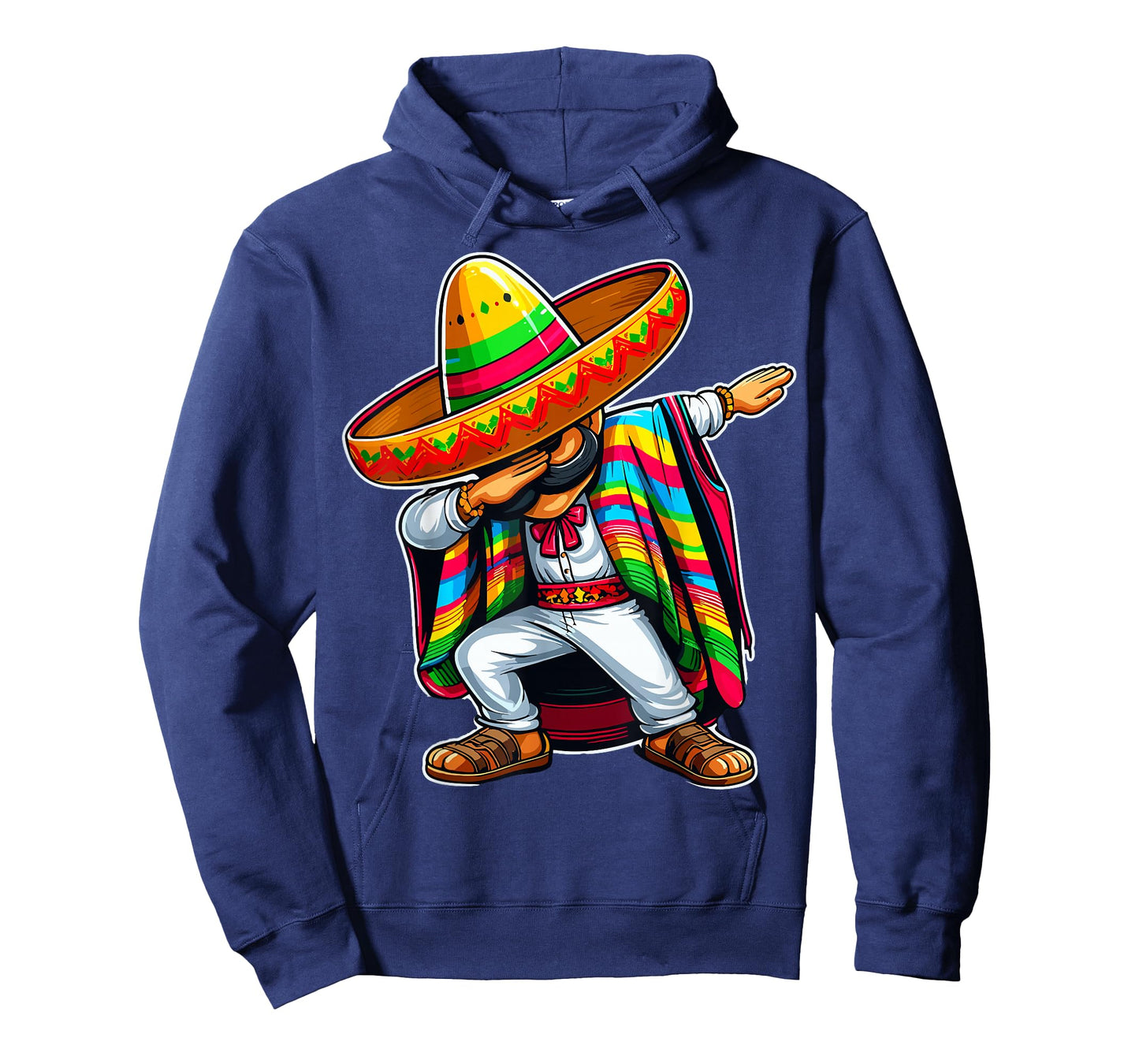 Mexican Dabbing Poncho Cinco De Mayo T-Shirt