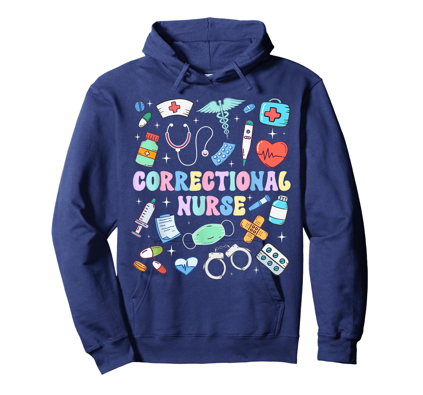 Correctional Nurse Groovy Prison Nurse Corrections Nursing T-Shirt