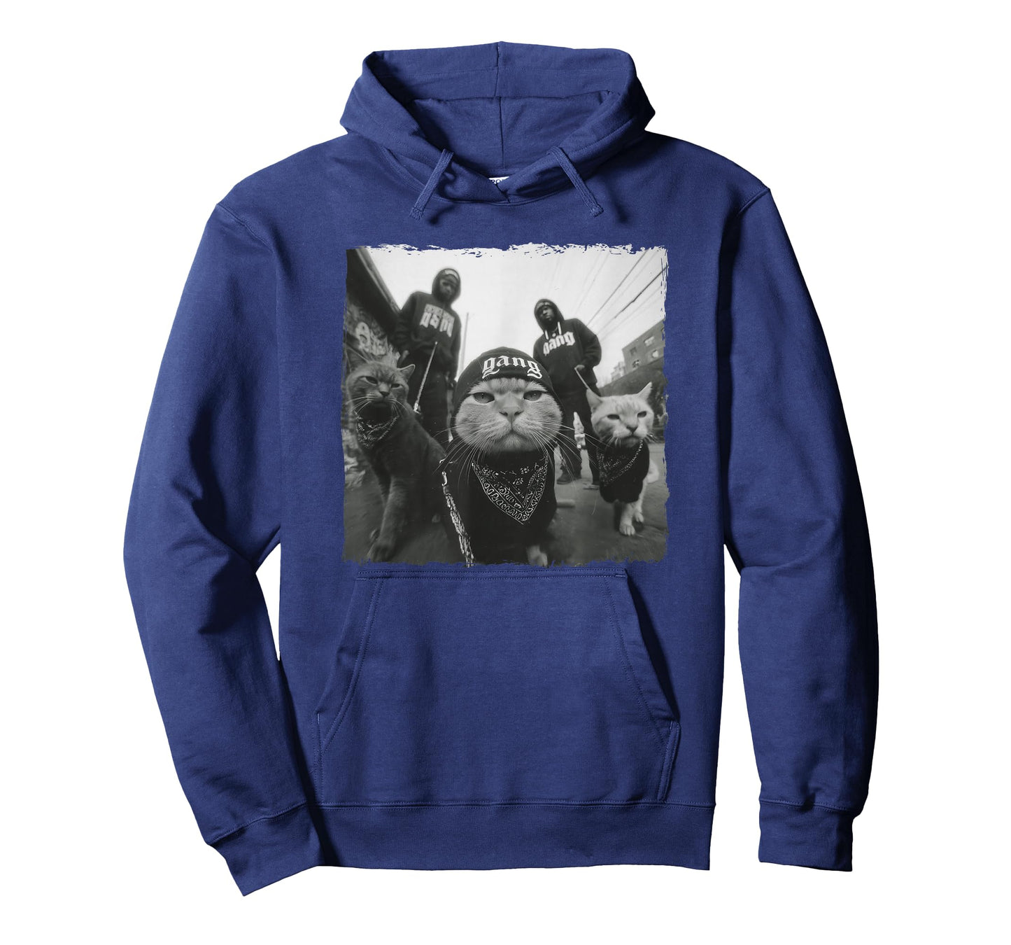 Gangster Cats Streetwear Cool cat Motif Funny T-Shirt