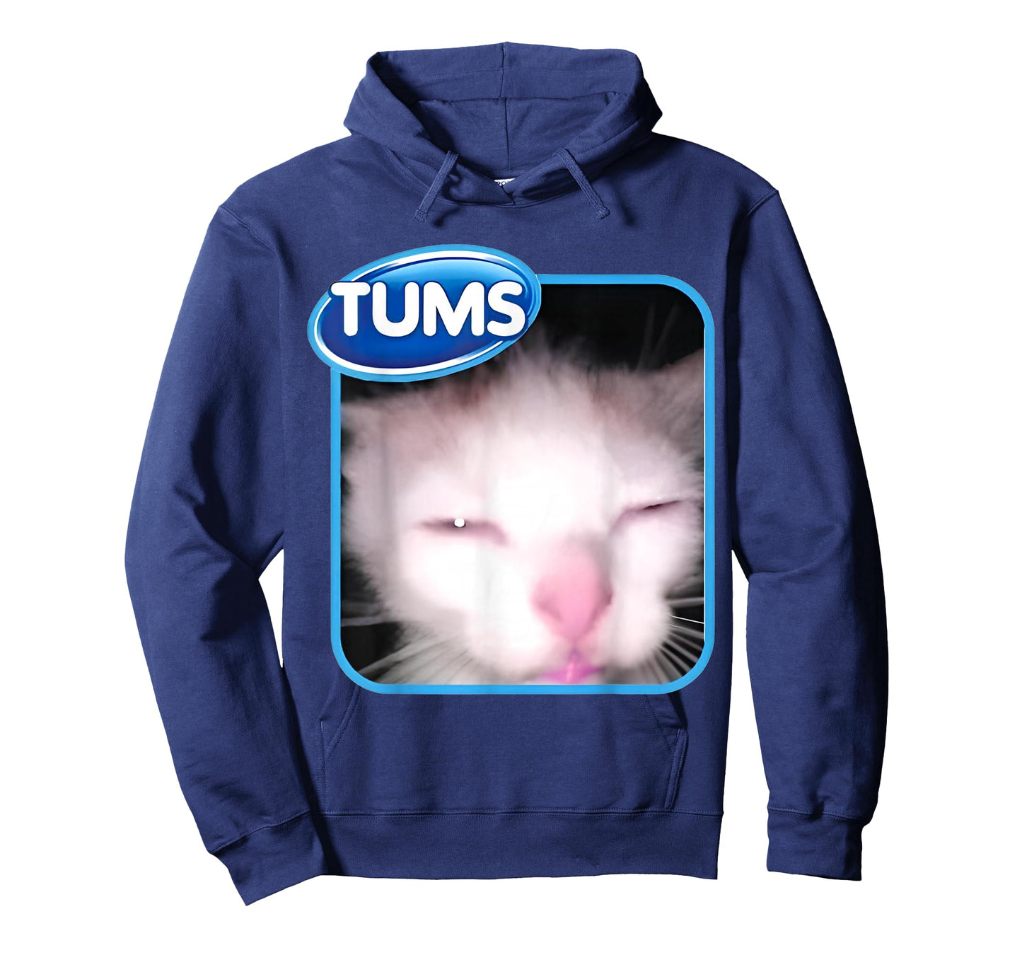 Tummy Ache Tums Meme Cat Graphic T-Shirt