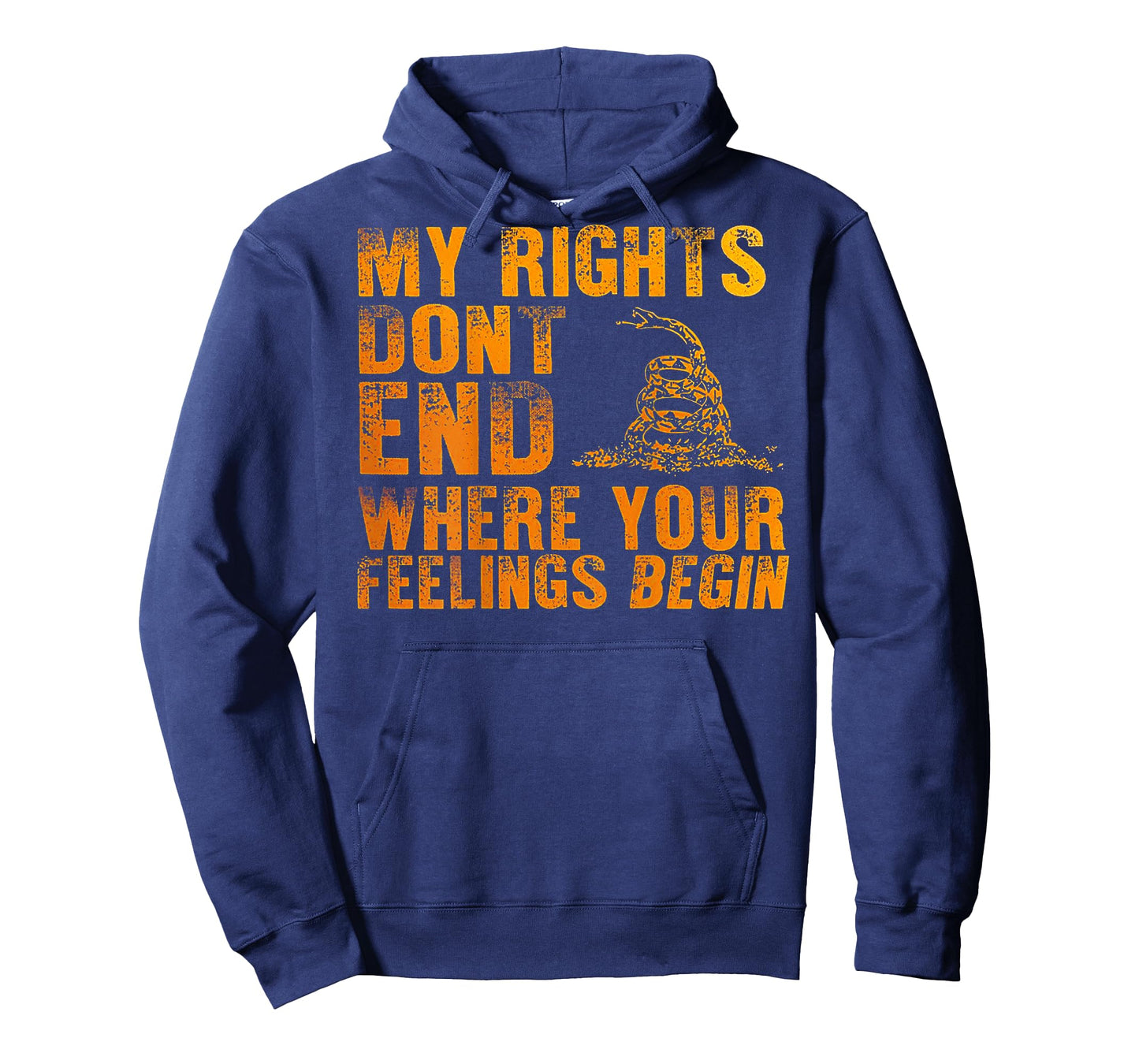 My Rights Don't End Where Your Feelings Begin (on back) T-Shirt