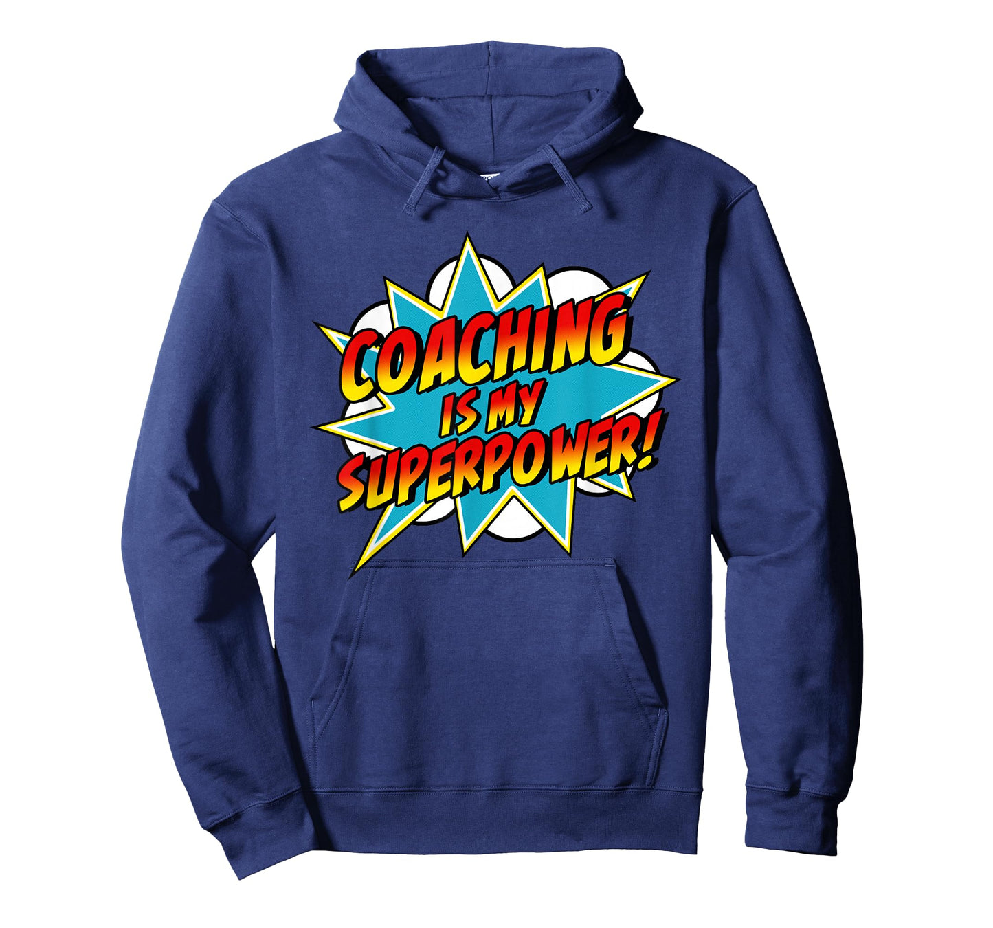 Coaching Is My Superpower | Retro Comic Coach T-Shirt