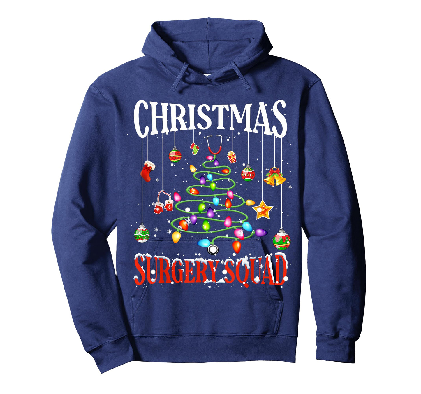 Christmas Surgery Squad Medical Surgical Nurse RN Xmas T-Shirt