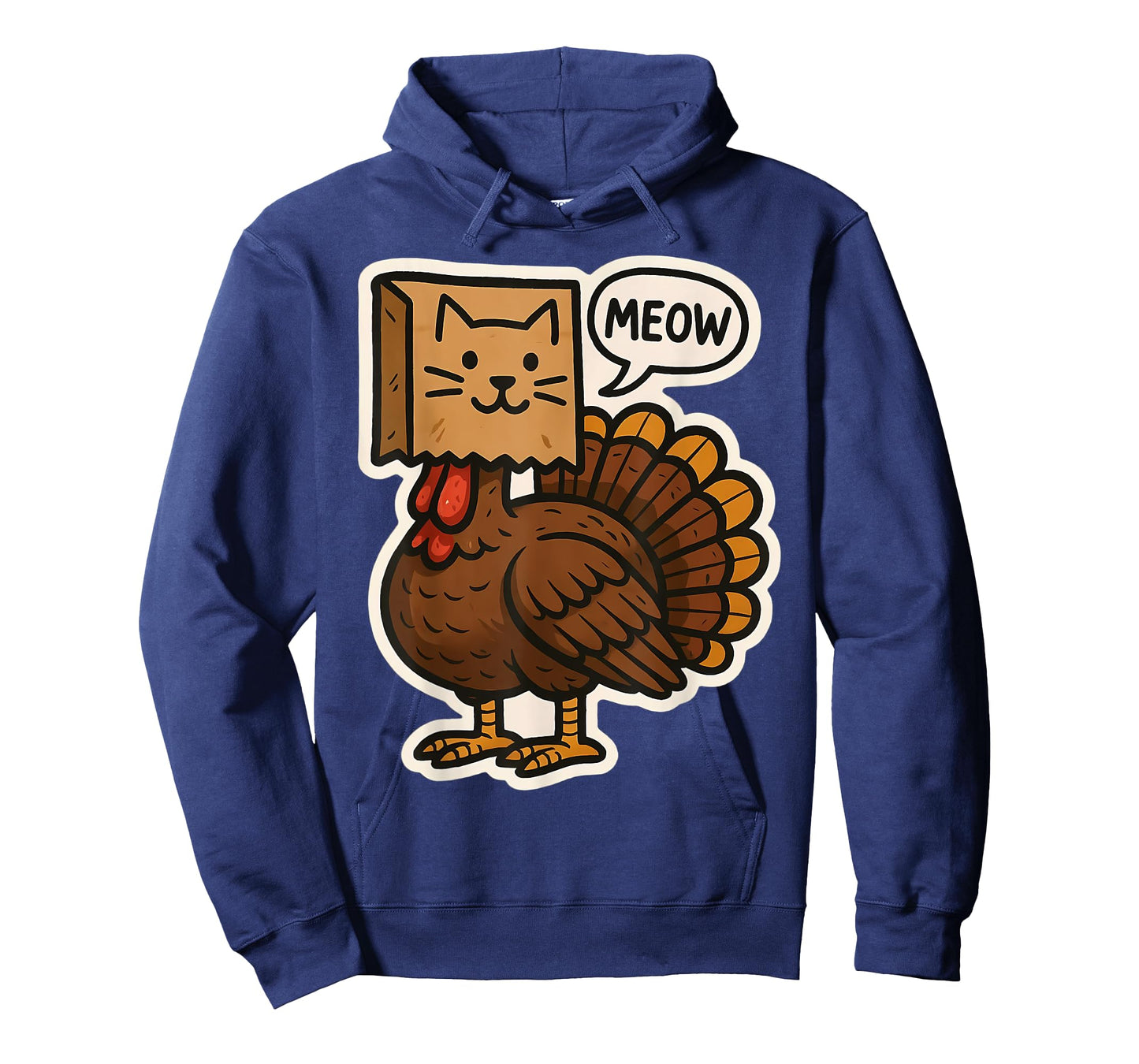 Turkey Disguised As Cat Meow Funny Thanksgiving Owner Lover T-Shirt