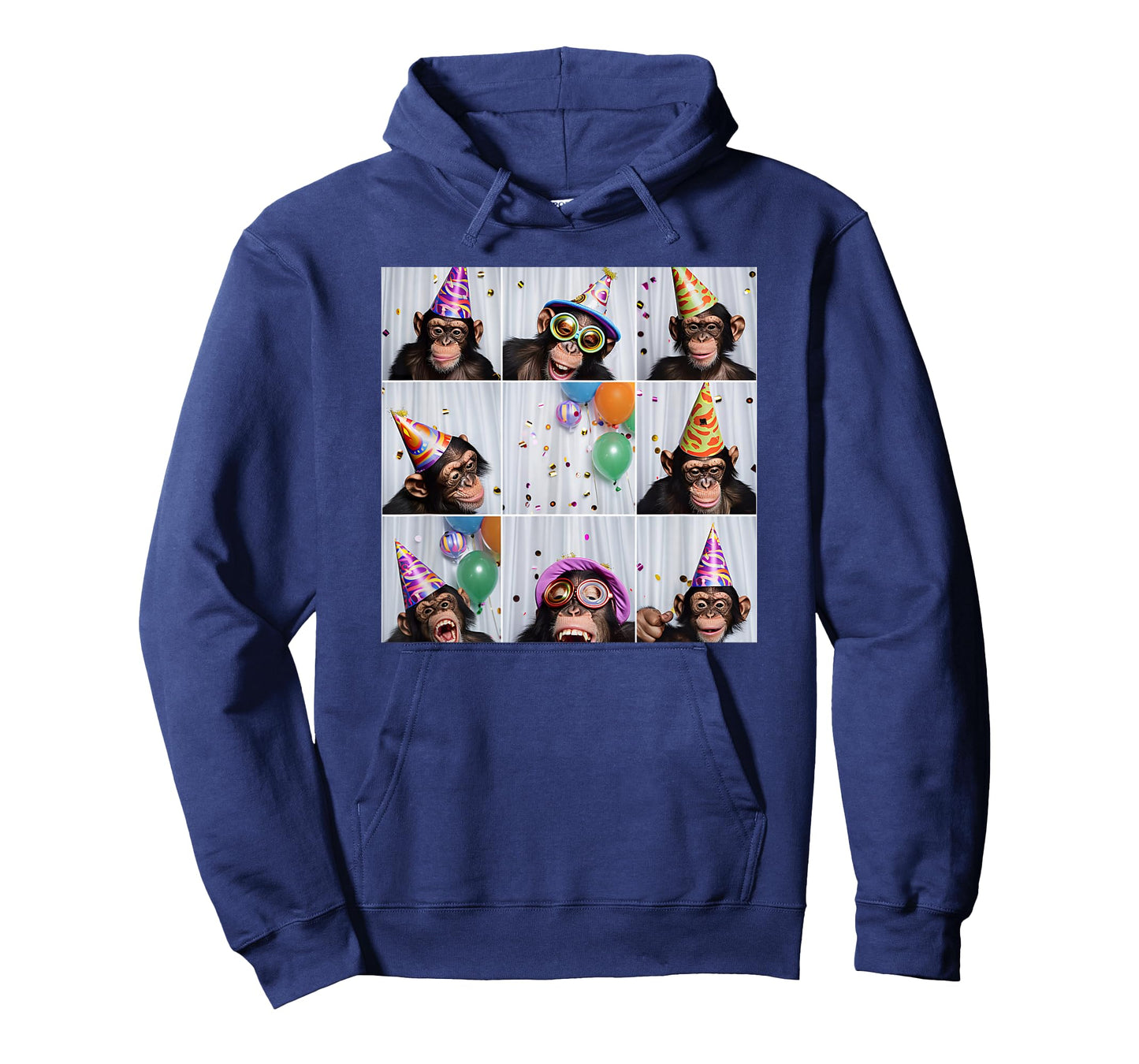 Funny Monkey Selfie Colorful Zoo Animal Monkey Birthday T-Shirt