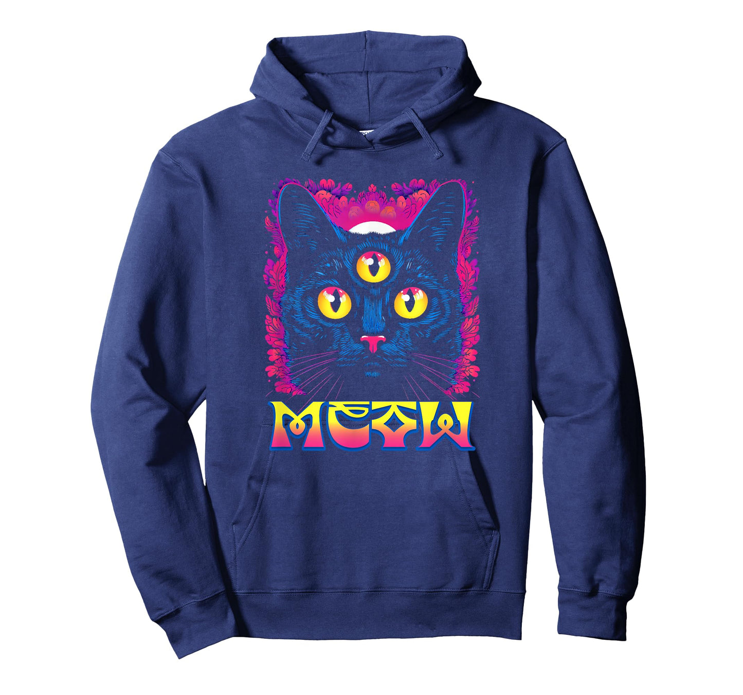 Rainbow Witch Cat With All Seeing 3rd Eye T-Shirt