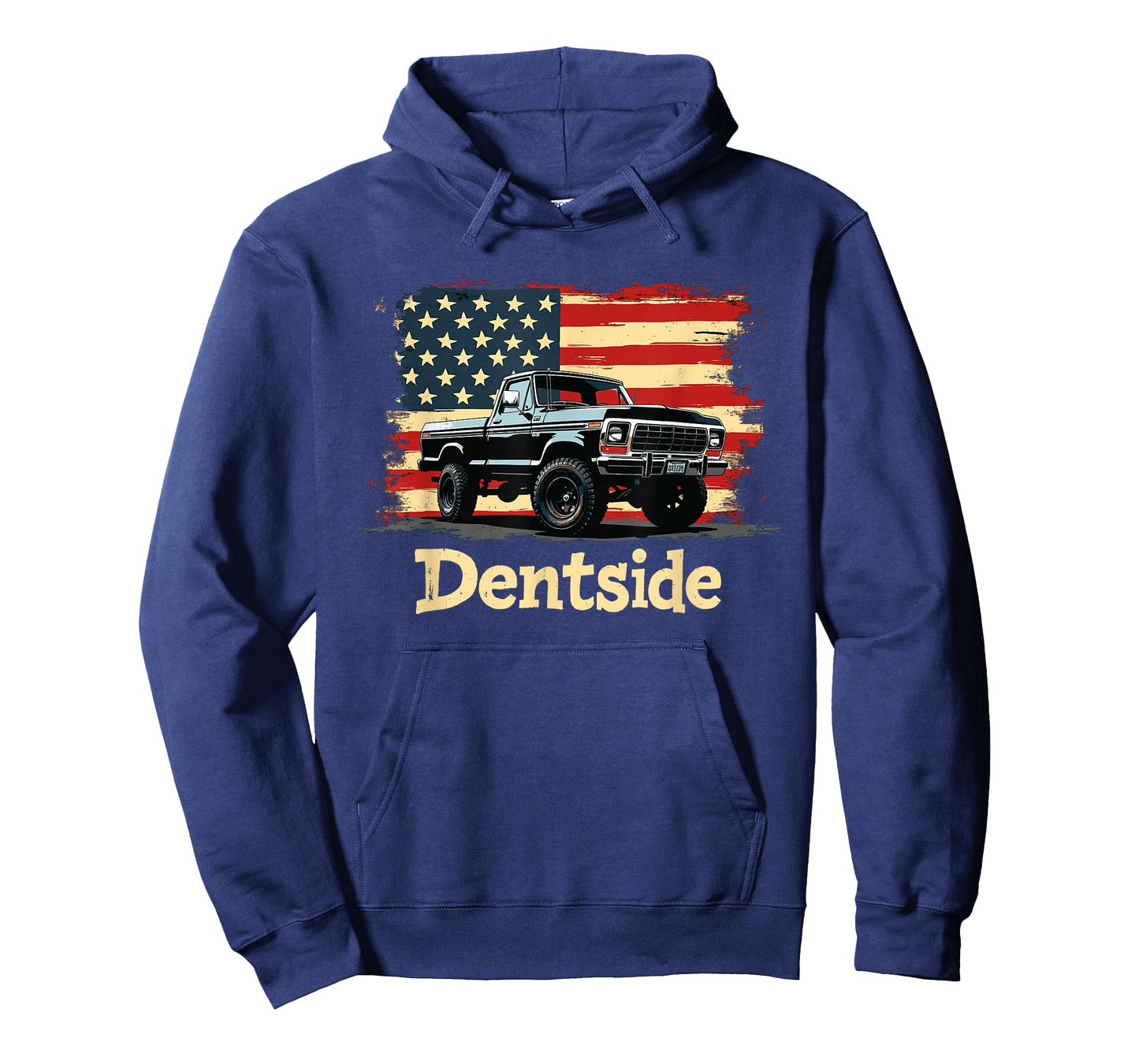 Dentside Classic Truck Dentside Lifted Highboy 4x4 Truck T-Shirt