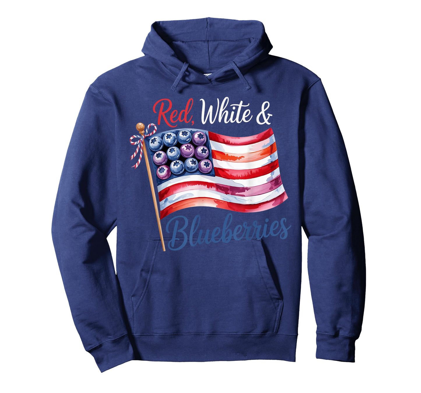 Red, White and Blueberries Women Men T-Shirt