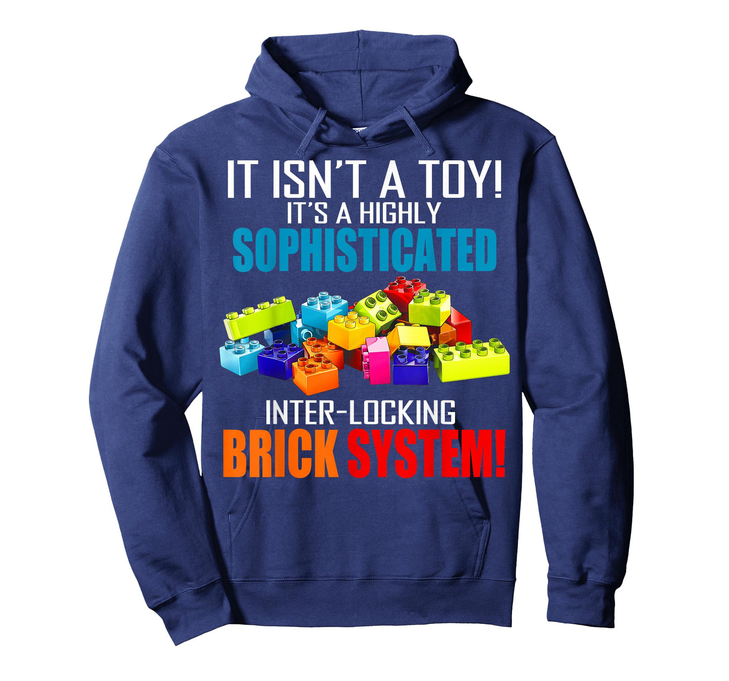 Master Builder Bricks Blocks Toys Funny Gifts Men Boys Kids T-Shirt