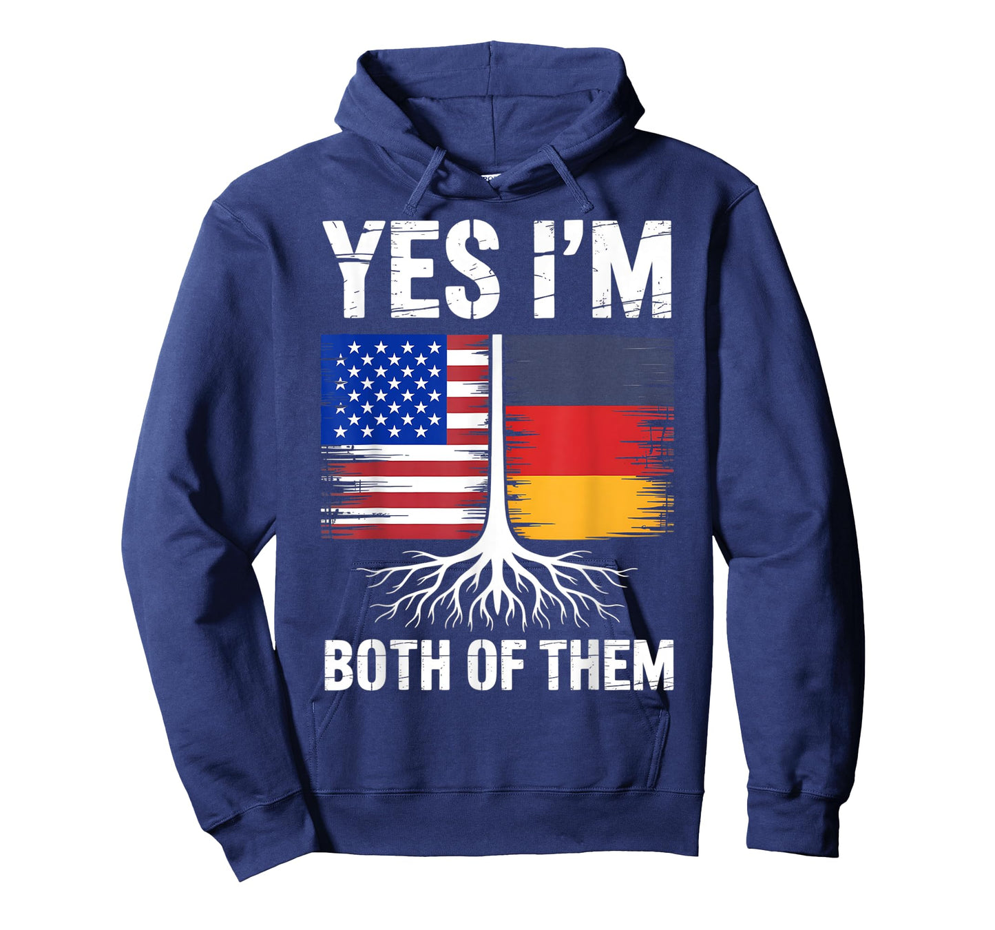 Yes I'm Both American and German Roots DNA Pride T-Shirt