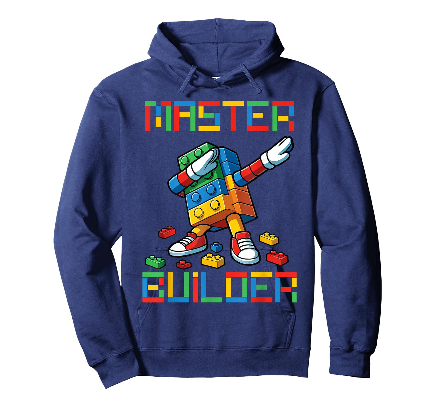 Master Builder Tee Dabbing Blocks Bricks Building Kids Boys T-Shirt