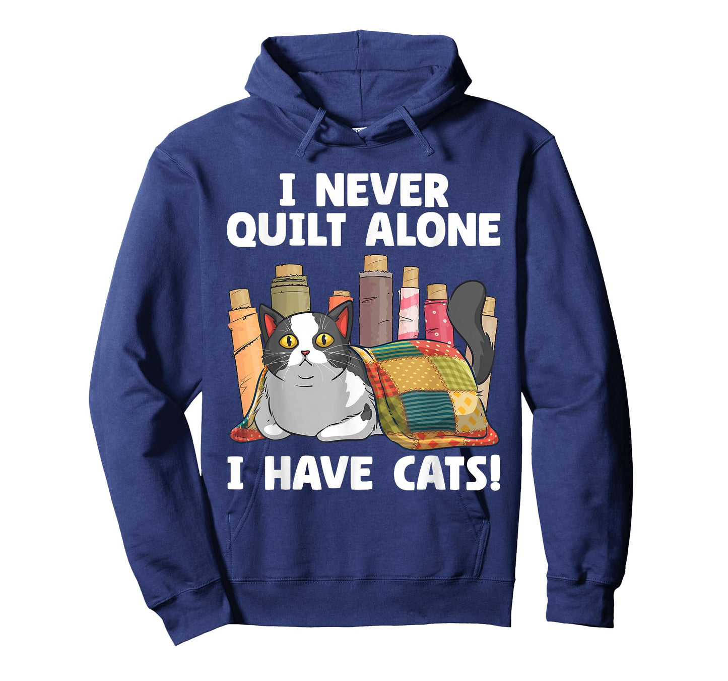 Funny Quilting Art for Men Women Cat Quilt Sewing Quilter T-Shirt