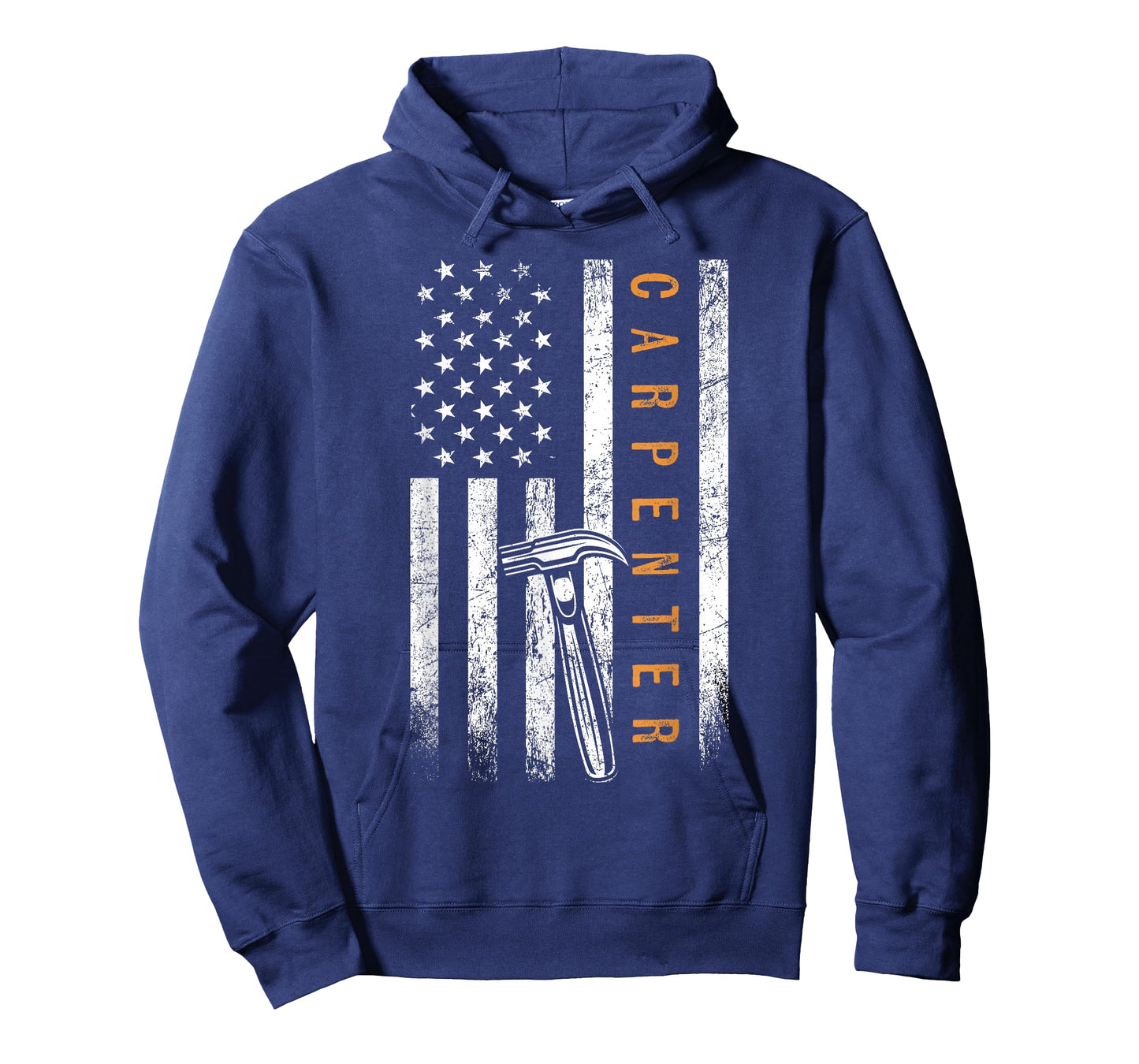 Carpenter American Flag Design Woodworking Carpentry T-Shirt