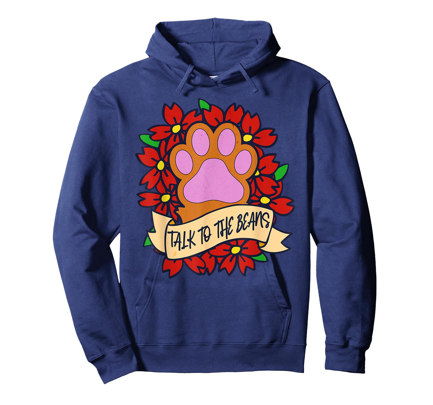 Talk to the Toe Beans Funny Cat Person T-Shirt for Men Women Kids