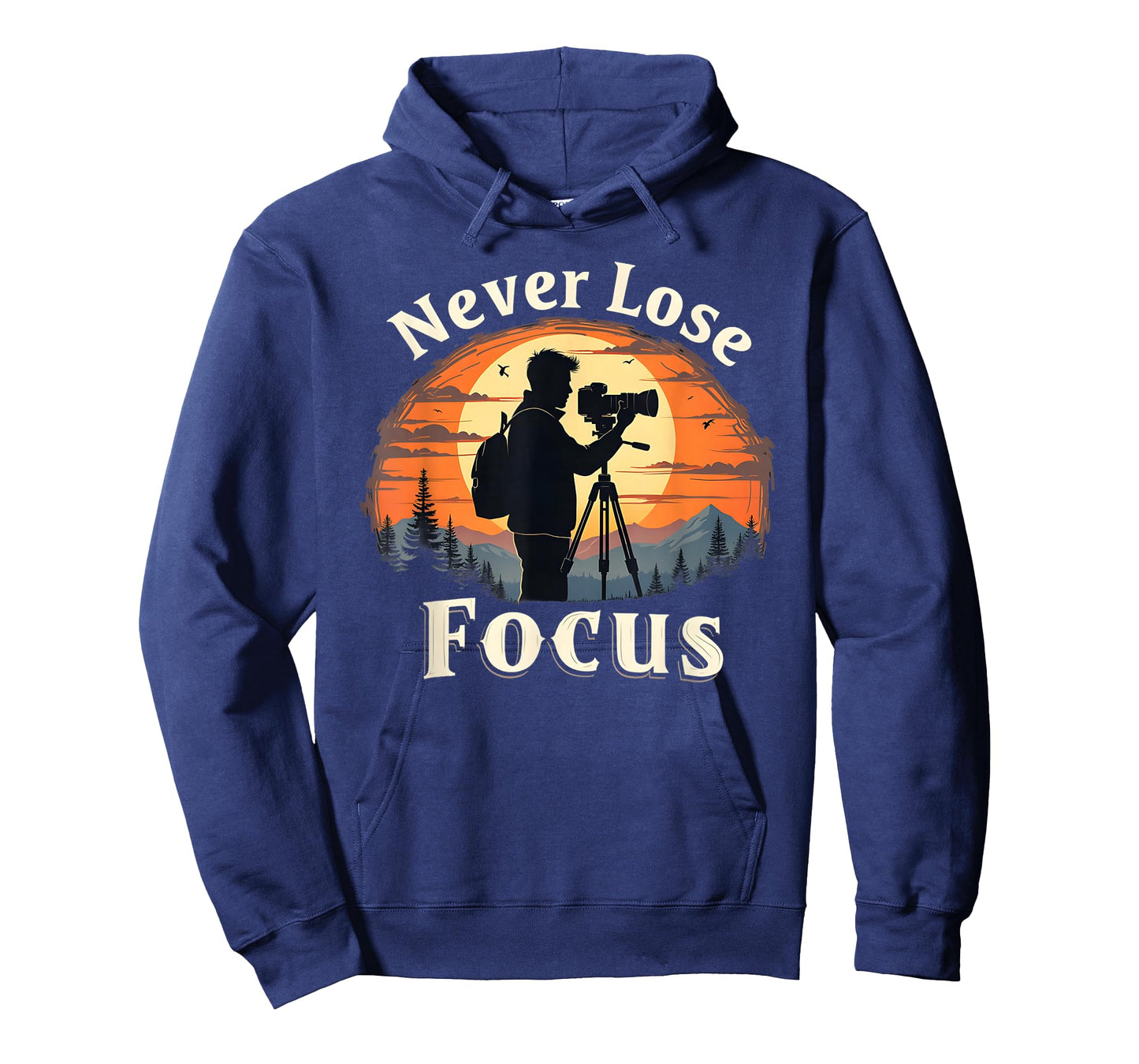 Never Lose Focus, Photography Inspired Design T-Shirt