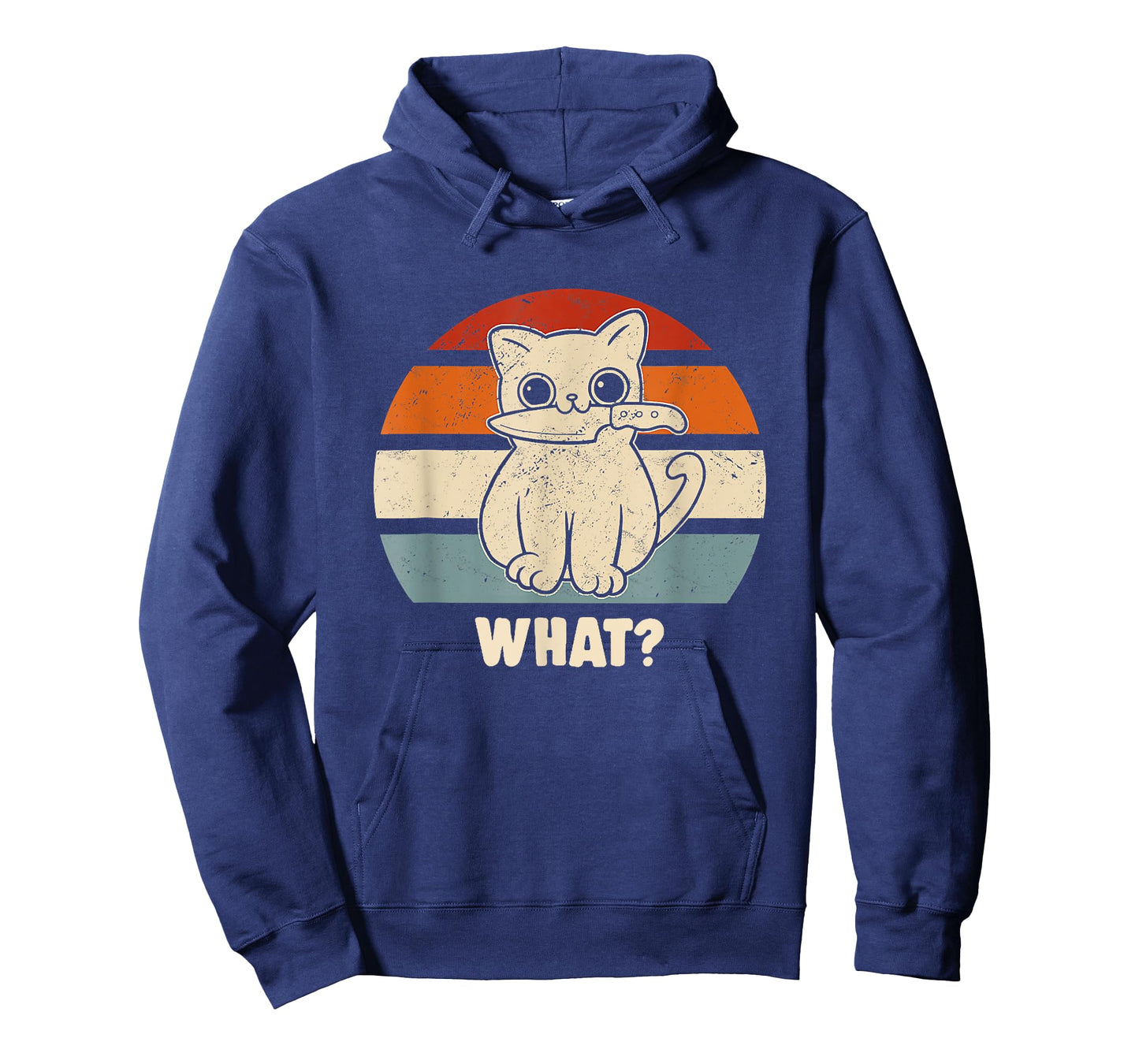 Retro What Cat Knife Meow Kitty Funny Cats Mom And Cat Dad T-Shirt for Men Women