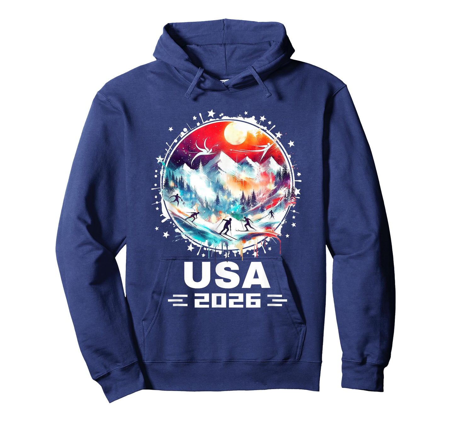 USA 2026 Go United States Winter Sports USA Team 2026 USA T-Shirt