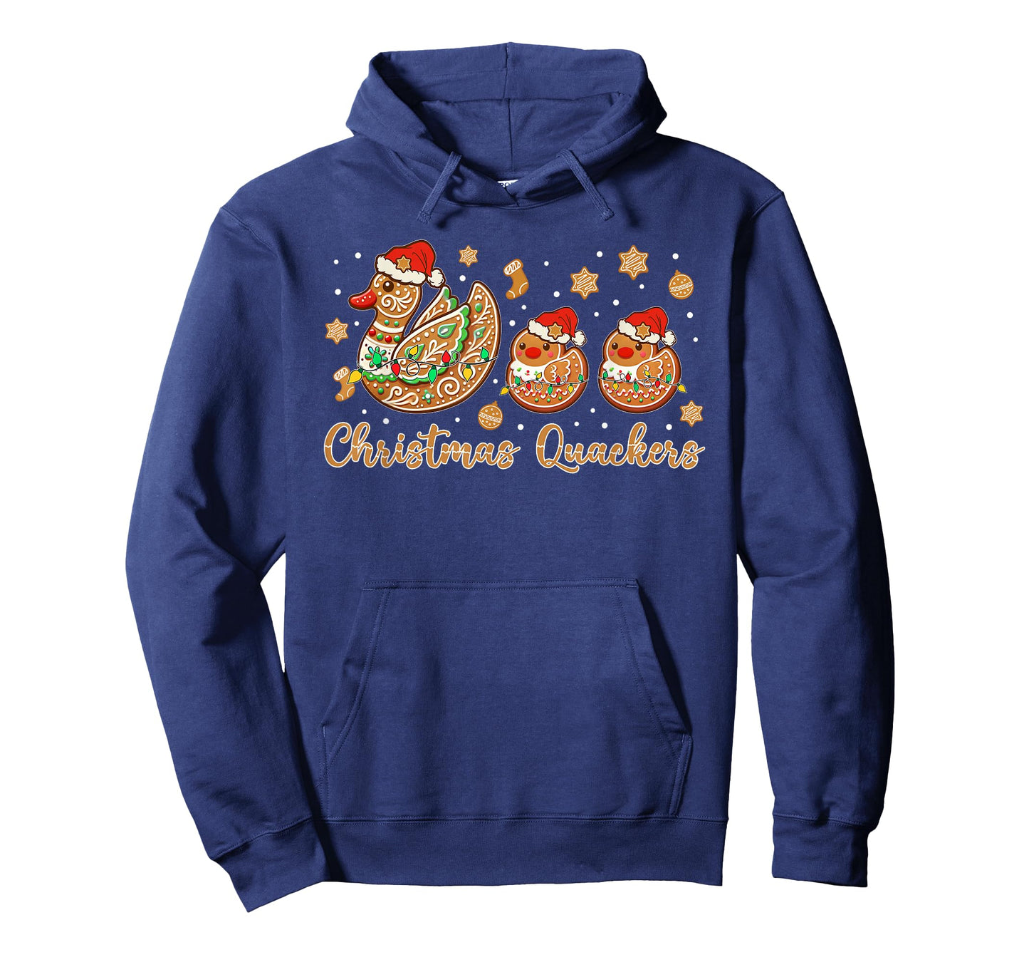 Christmas Quackers Gingerbread Ducks Funny Holiday T-Shirt