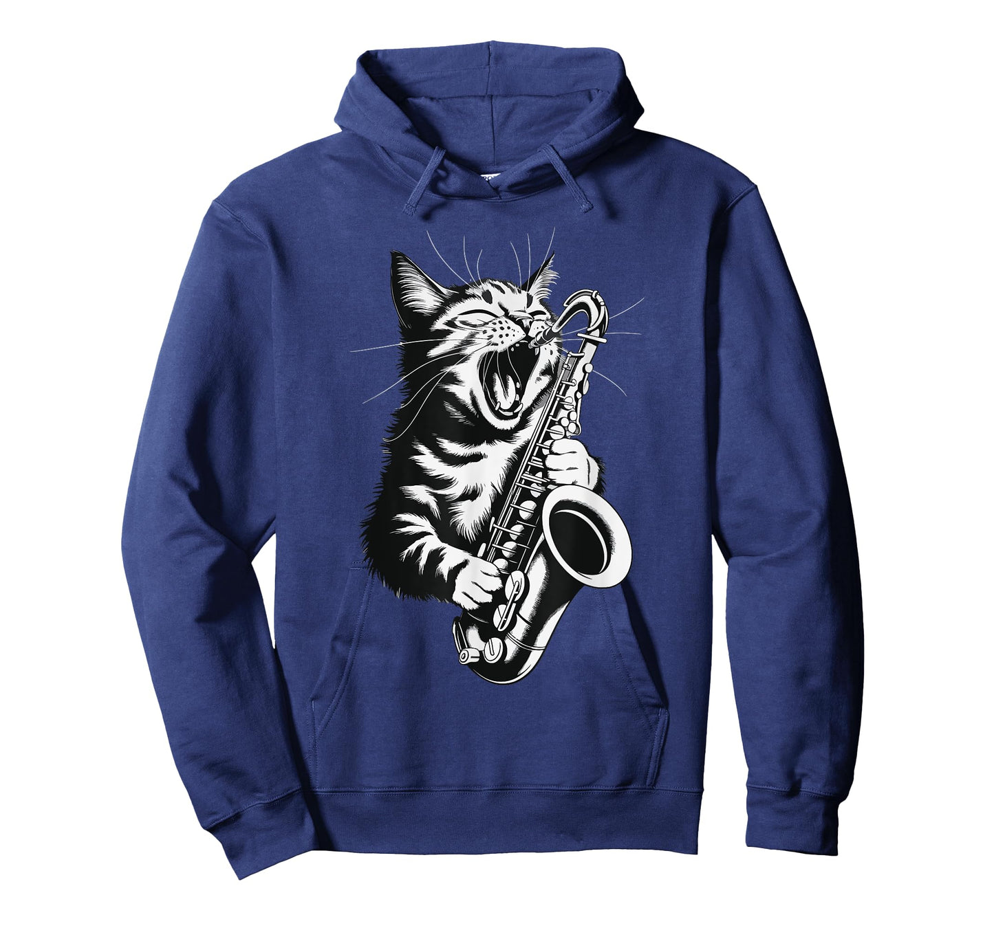 Cat Playing Saxophone Men Women Girls Kids T-Shirt