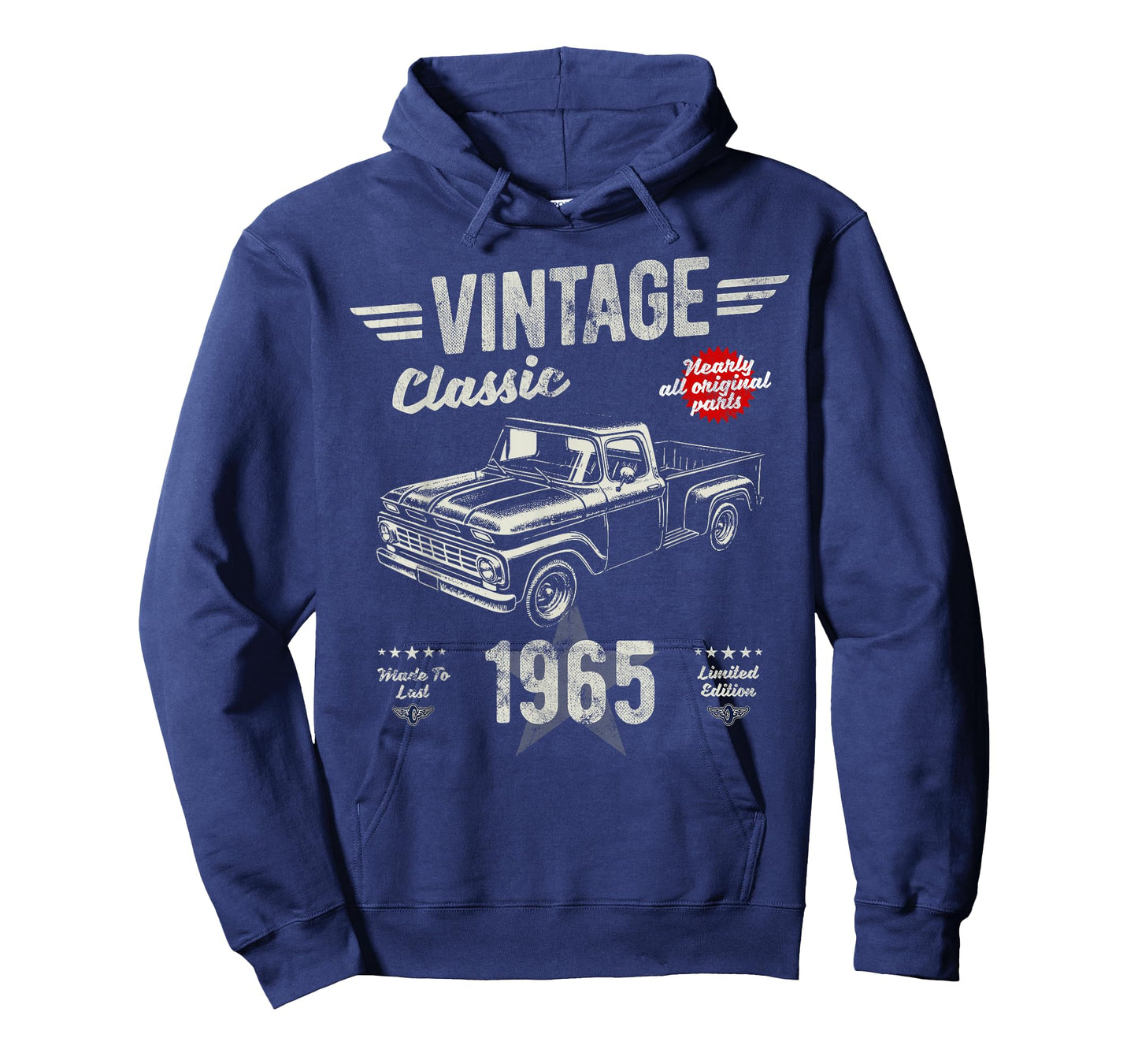 60th Birthday Born 1965 Vintage Funny Retro Pickup Truck T-Shirt