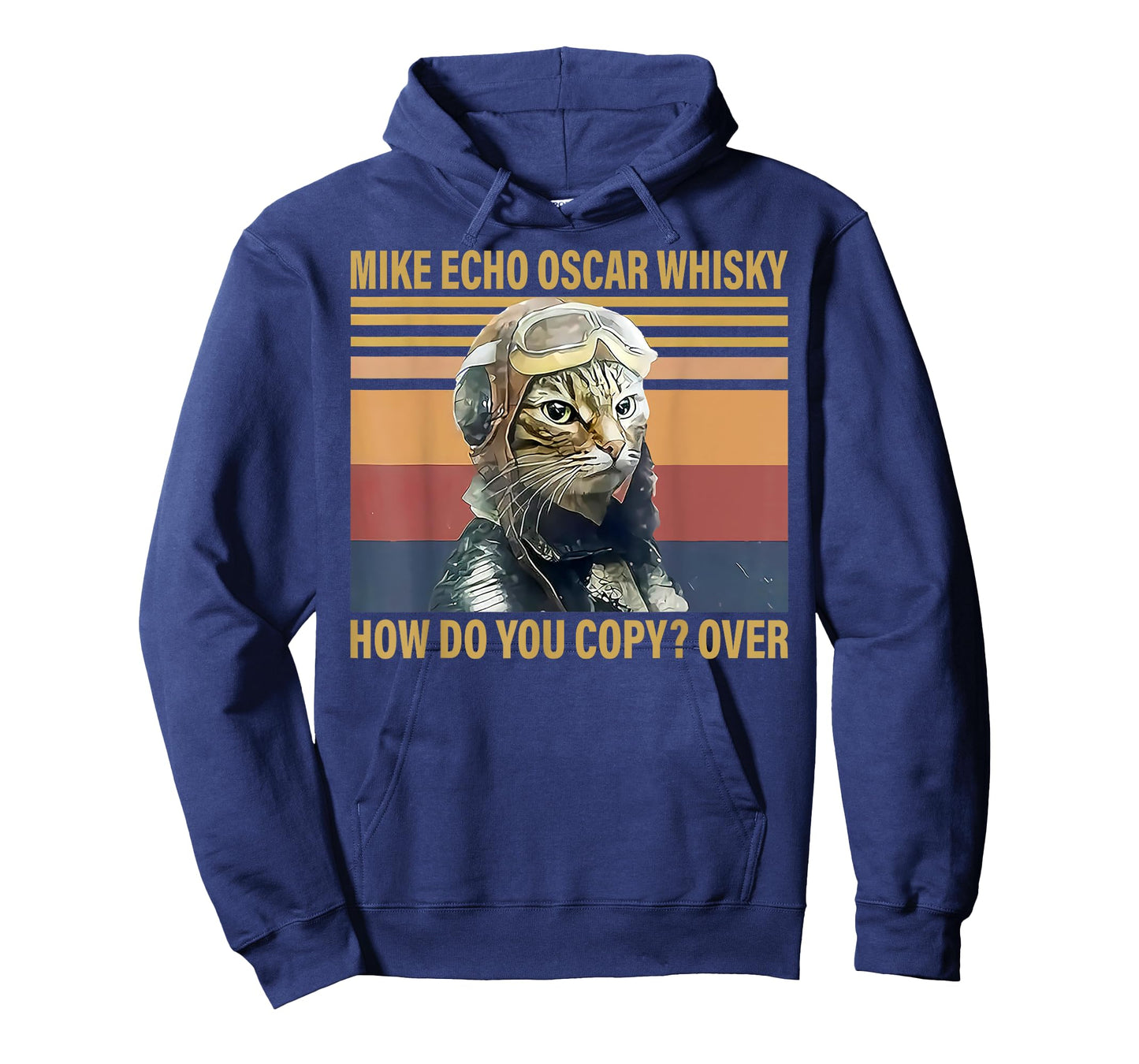 Cat Mike Echo Oscar Whisky How Do You Copy Over Vintage T-Shirt