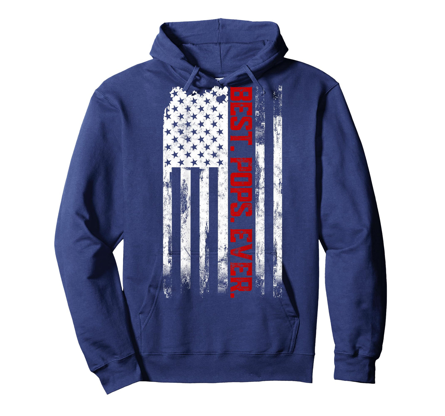 Best Pops Ever American USA flag Father’s Day gift For Pops T-Shirt