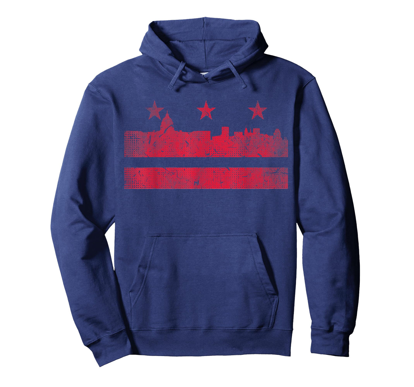 Washington DC City Skyline Vintage Silhouette USA Men Women T-Shirt
