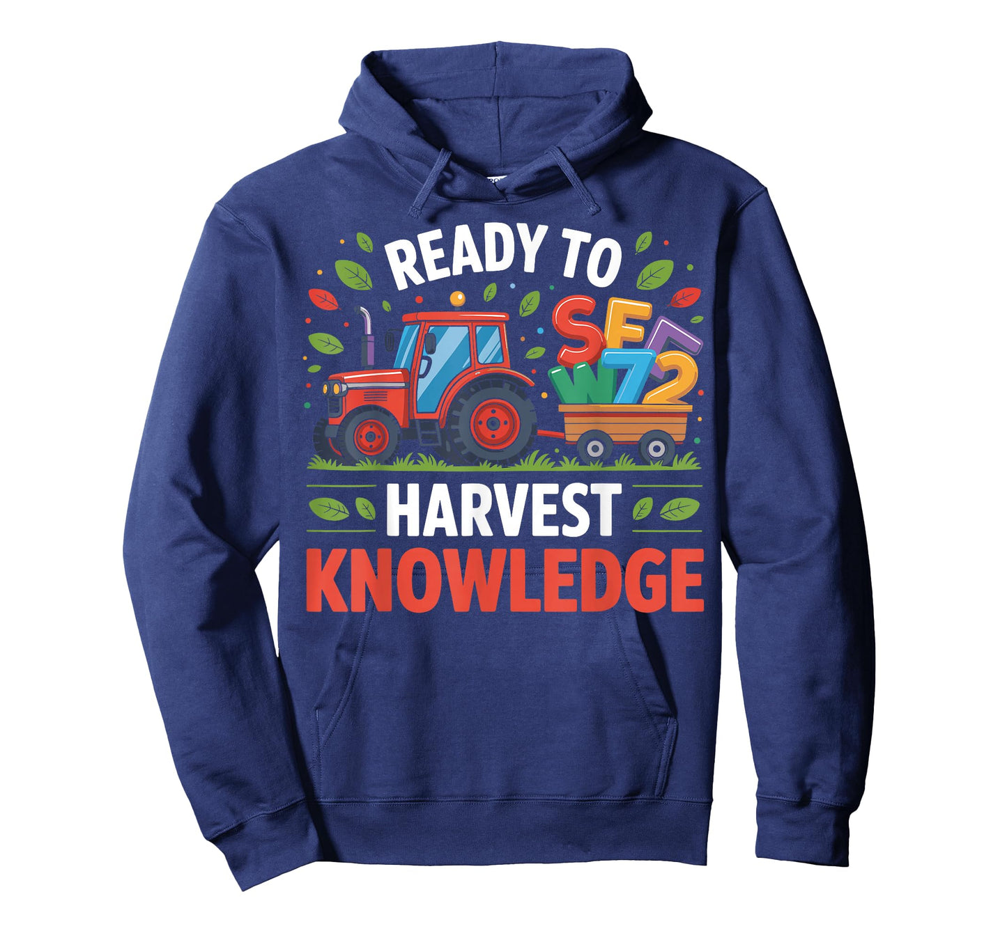 Back to School Teacher Farming Tractor 100th Day Farmer Kids T-Shirt