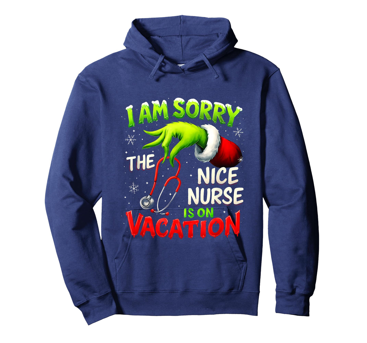 Christmas Funny I Am Sorry The Niche Nurse Santa Hat Medical T-Shirt