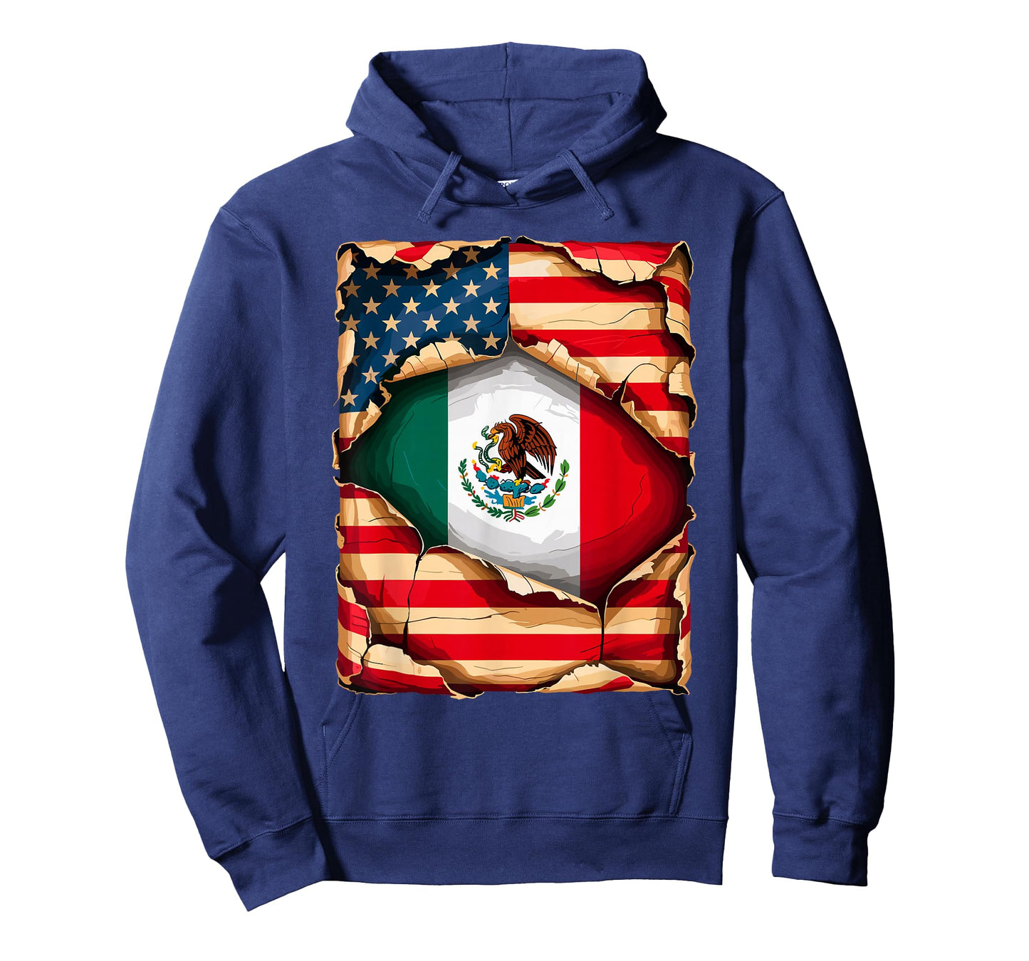 American Mexican Roots USA Flag Mexico America T-Shirt