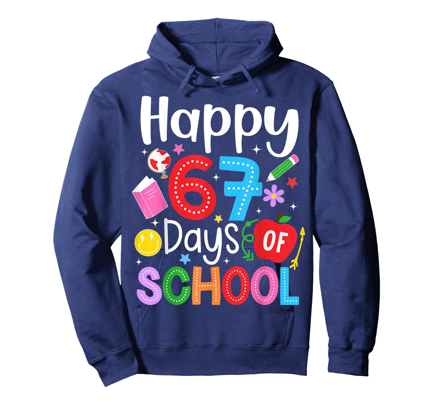 Happy 67 Days of School Funny Six Seven Meme Teacher Kids T-Shirt